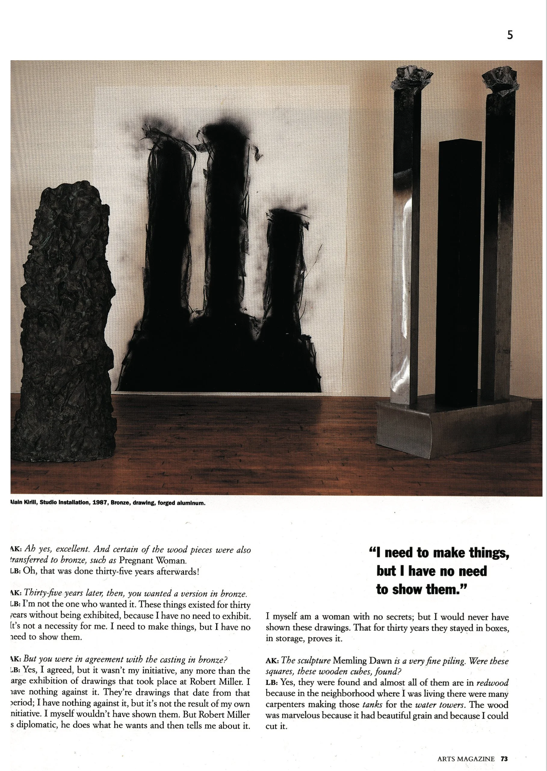 1989_Conversation Ak-Louise Bourgeois (press ARTS MAGAZINE)_E_5.jpg