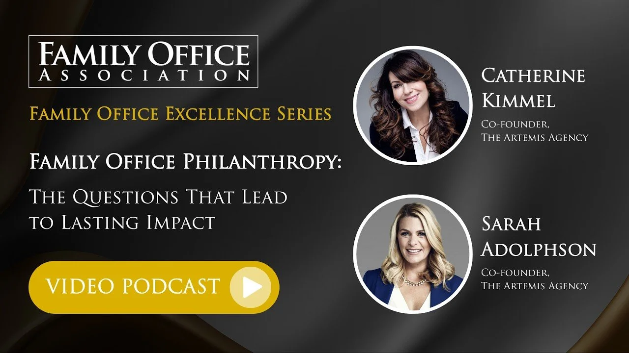 Family Office Philanthropy: The Questions That Lead to Lasting Impact