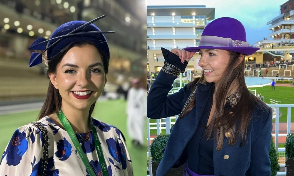Lauren Price Styles Somerset Millinery for Cheltenham Festival
