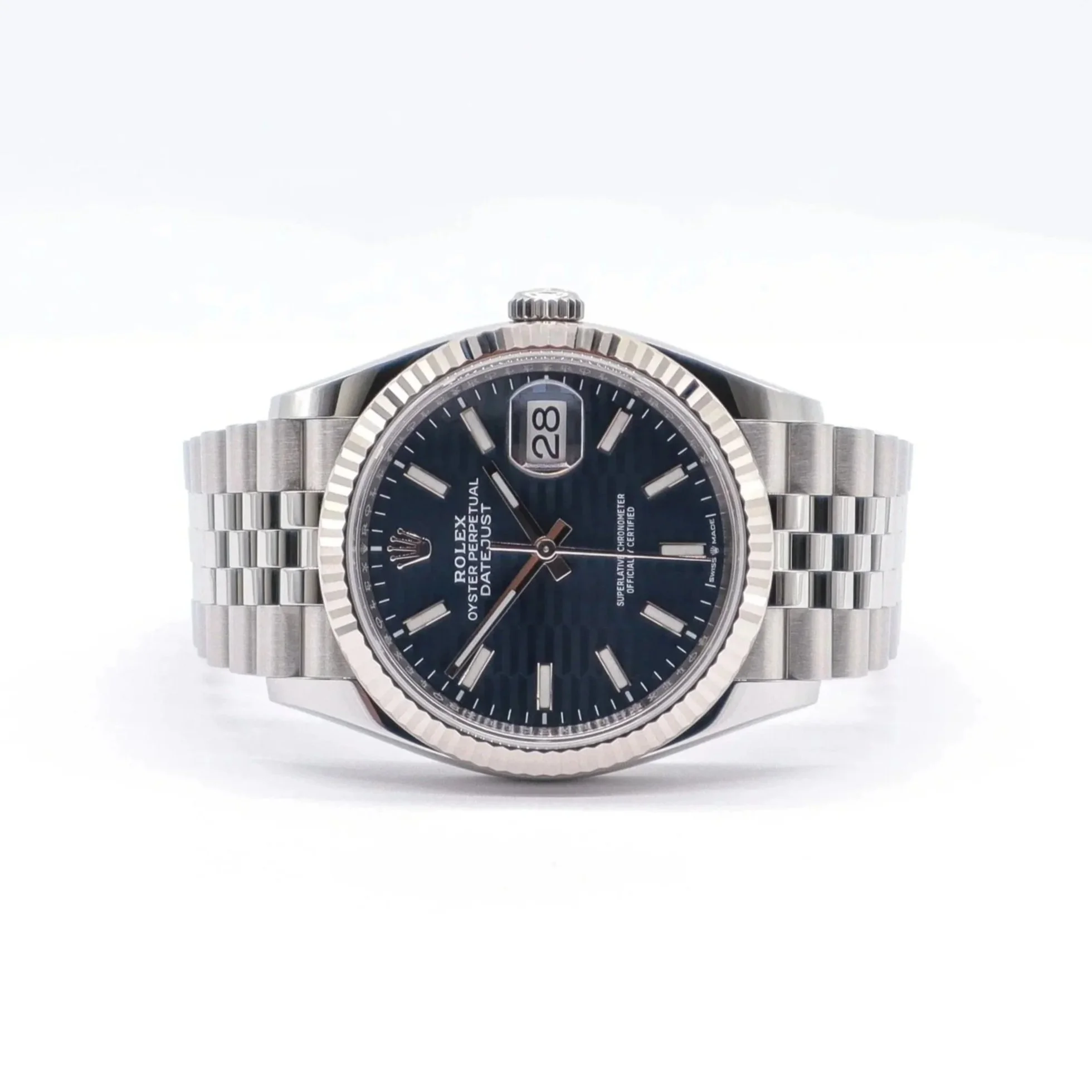 Rolex Datejust 36 | "Blue Motif" | Year 2022-03 | 99% NEW