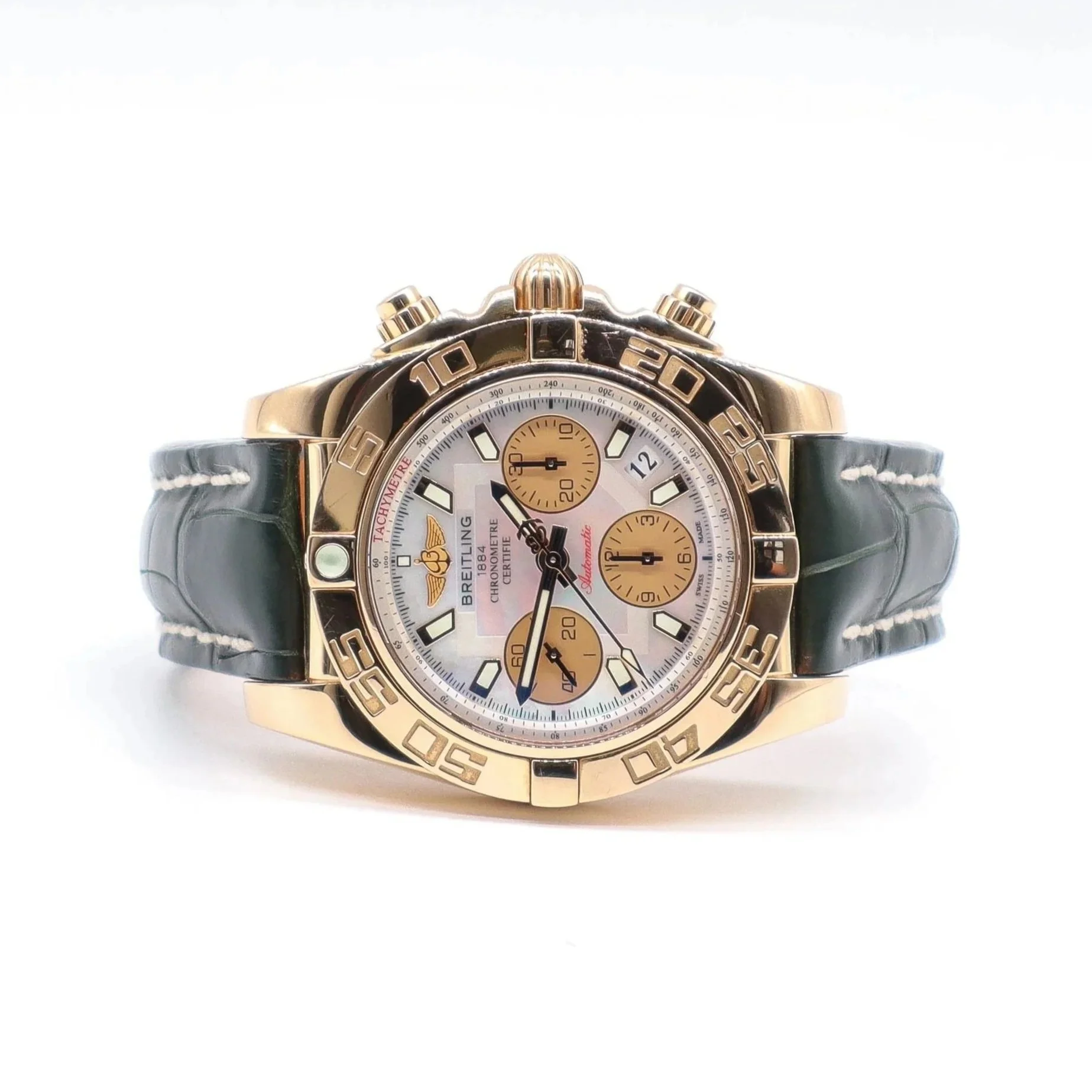 Breitling Chronomat 41 | 18 ct Rose Gold | Mother of Pearl