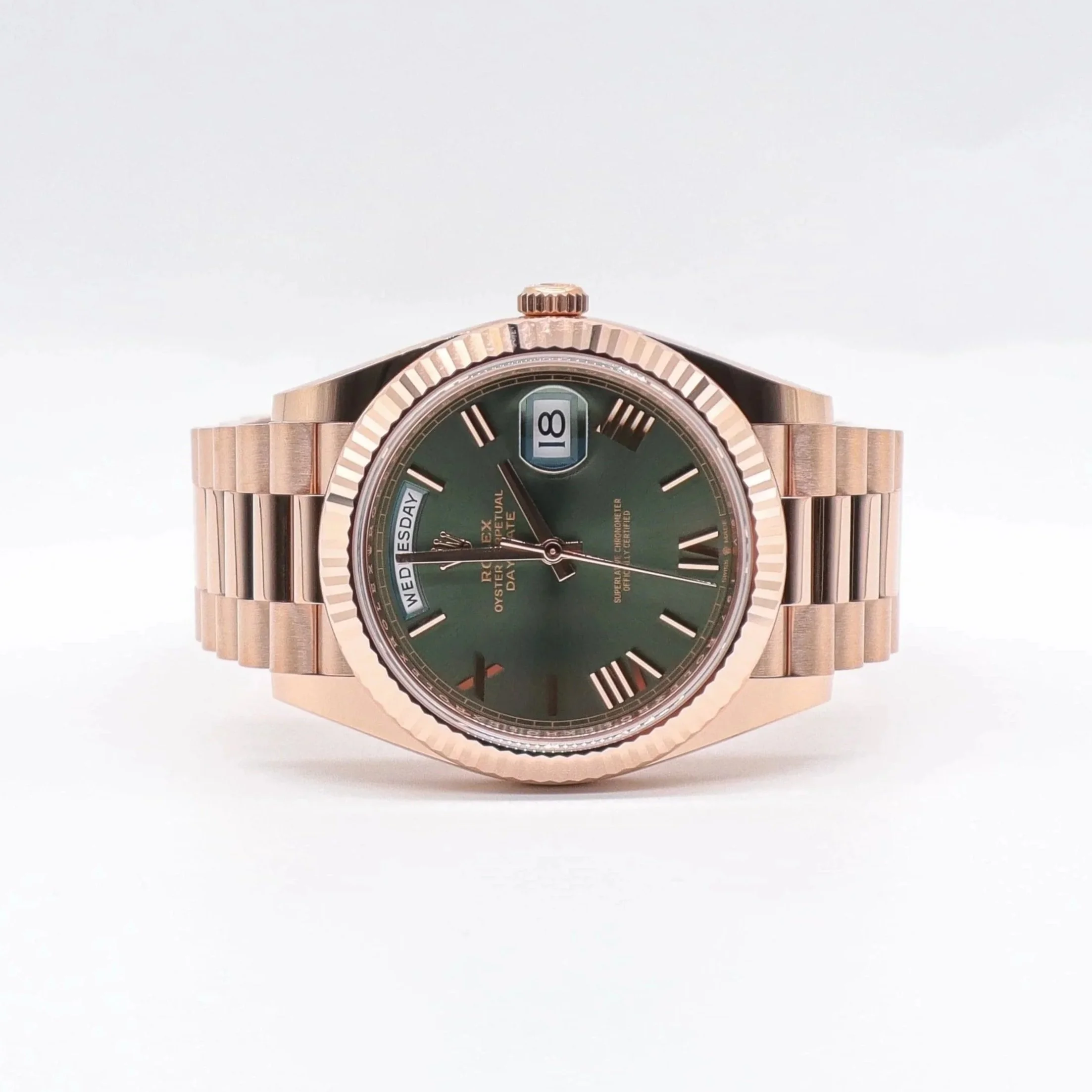 Rolex Day-Date 40 | "Olive Green" | Year 2021-11 | New & Unworn