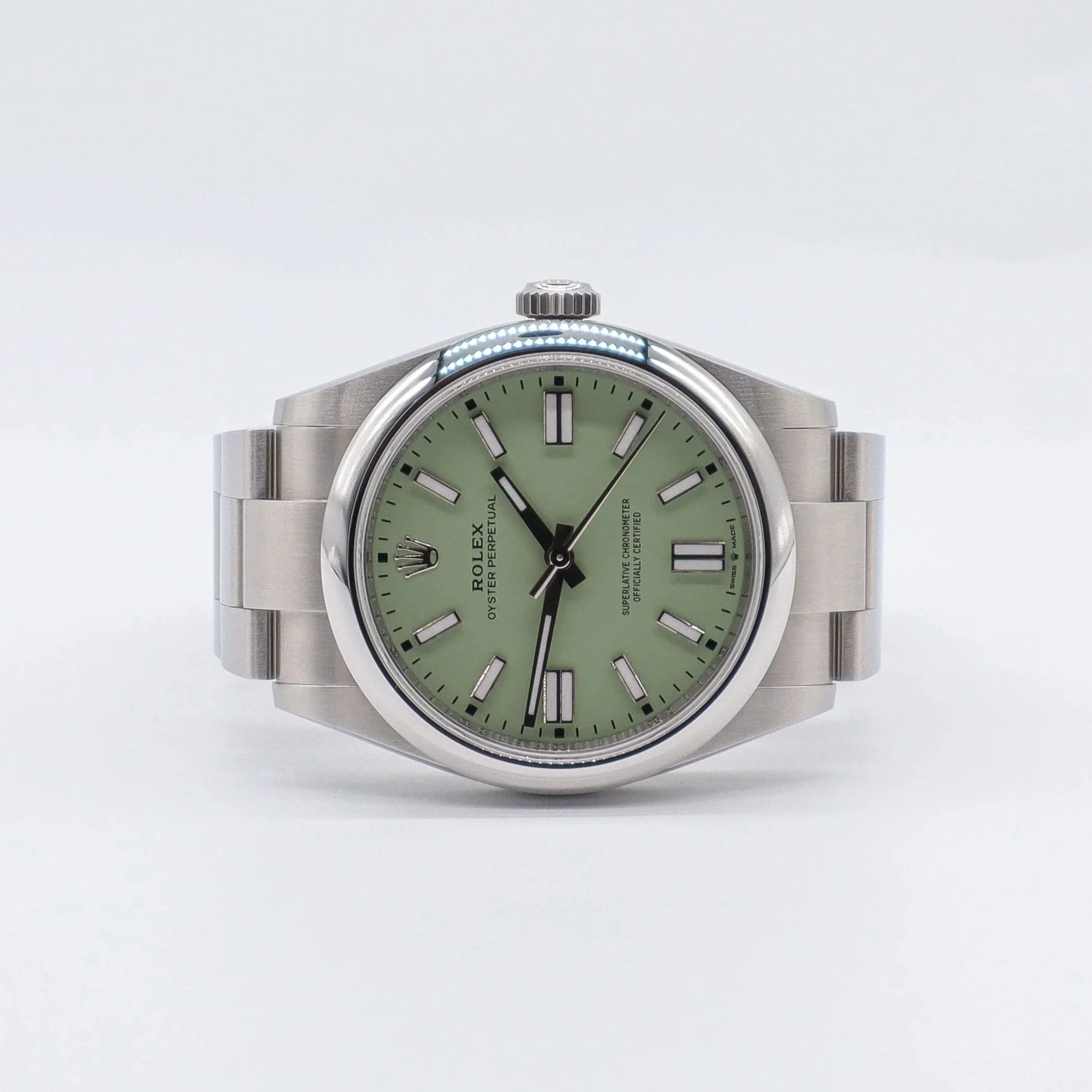 Rolex Oyster Perpetual 41 | "Pistachio" | Year 2025-12 | New & Unworn