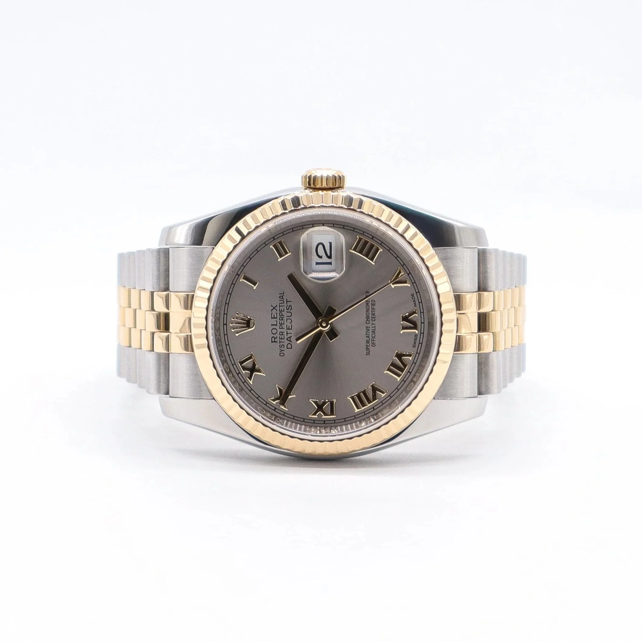 Rolex Datejust 36 | "Silver Roman" | Year 2016-10