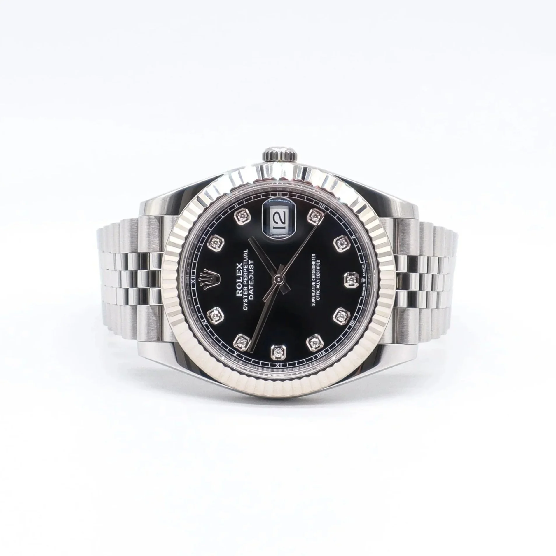 Rolex Datejust 41 | "Bright black set with diamonds" | Year 2022 & Serviced 2025