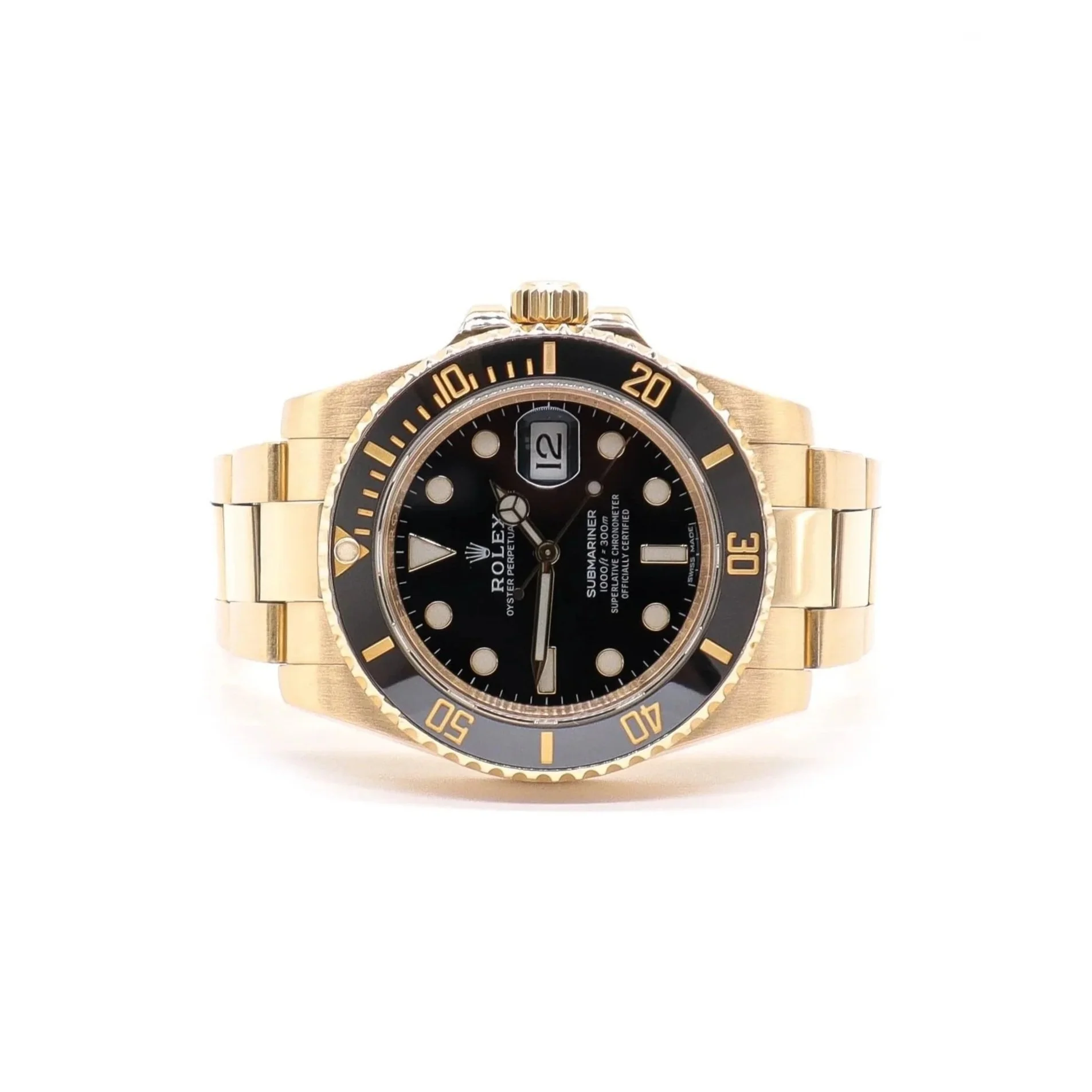 Rolex Submariner Date | 18 ct Yellow Gold | Year 2016-12  | Serviced 2024