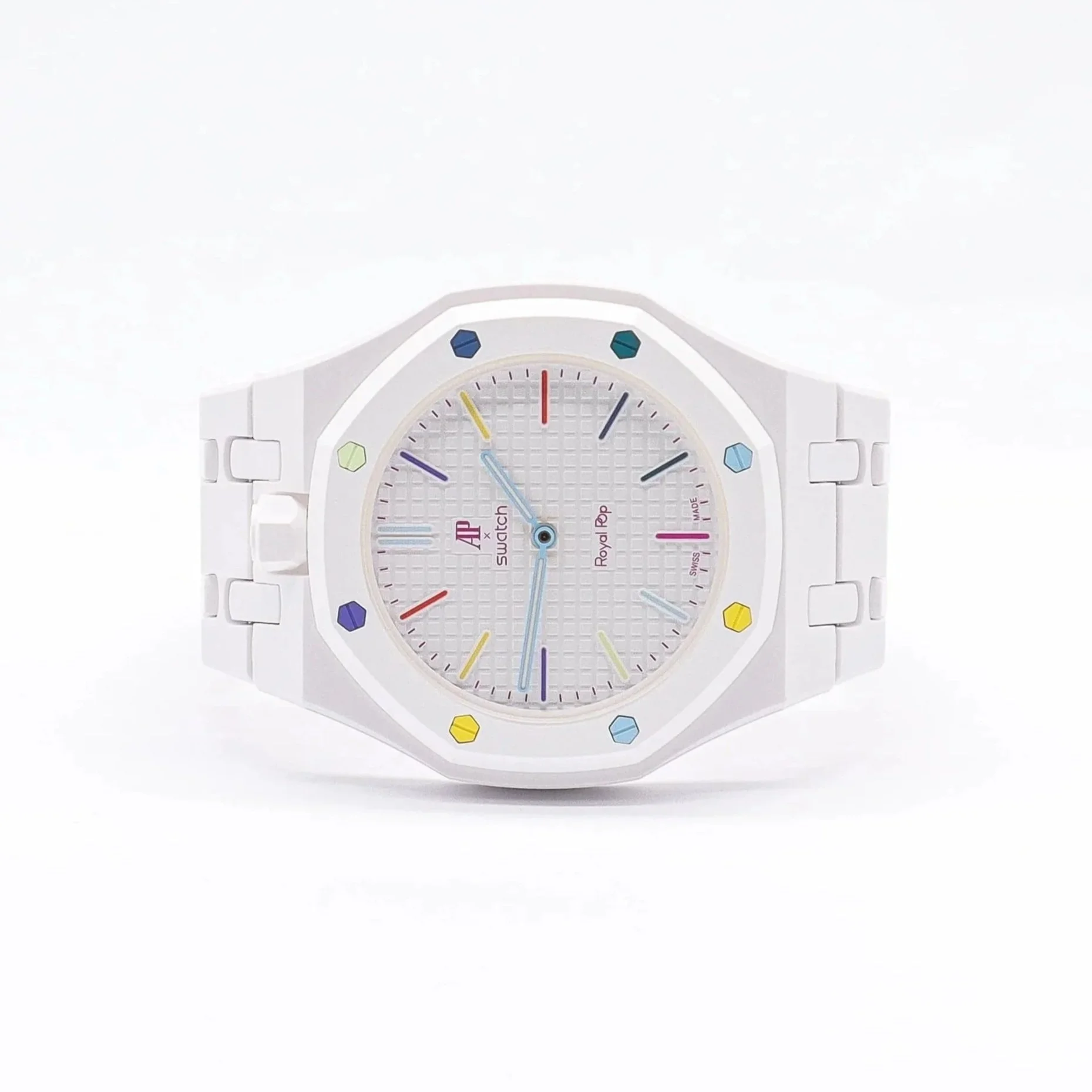 Audemars Piguet x Swatch | ROYAL POP | "HUIT BLANC" | Year 2026-08 | New & Unworn