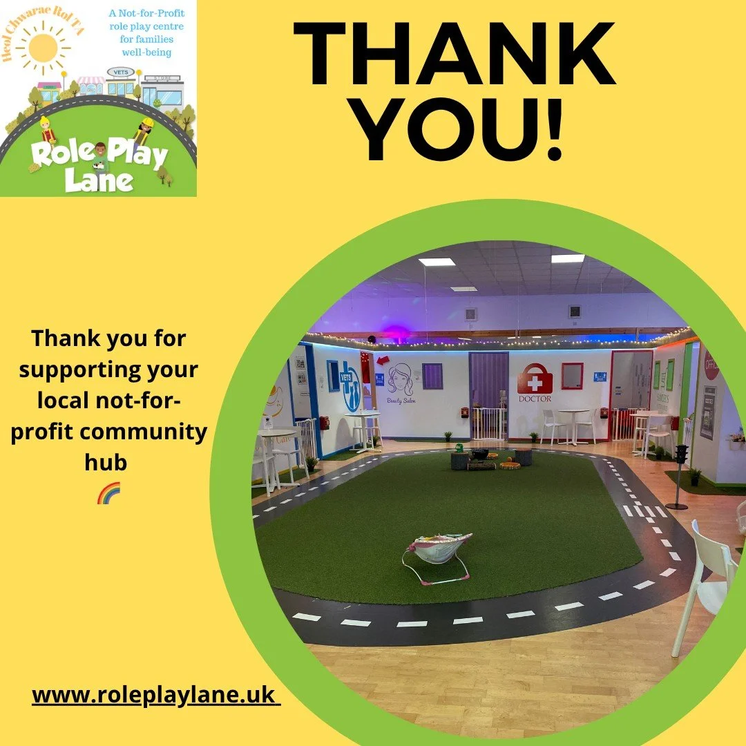 🌟 A Big Thank You from Us All at Role Play Lane 🌟

We just wanted to say a huge thank you to everyone who&rsquo;s reached out, shared kind words, and supported us recently -  whether that&rsquo;s by visiting, commenting, recommending us to friends,