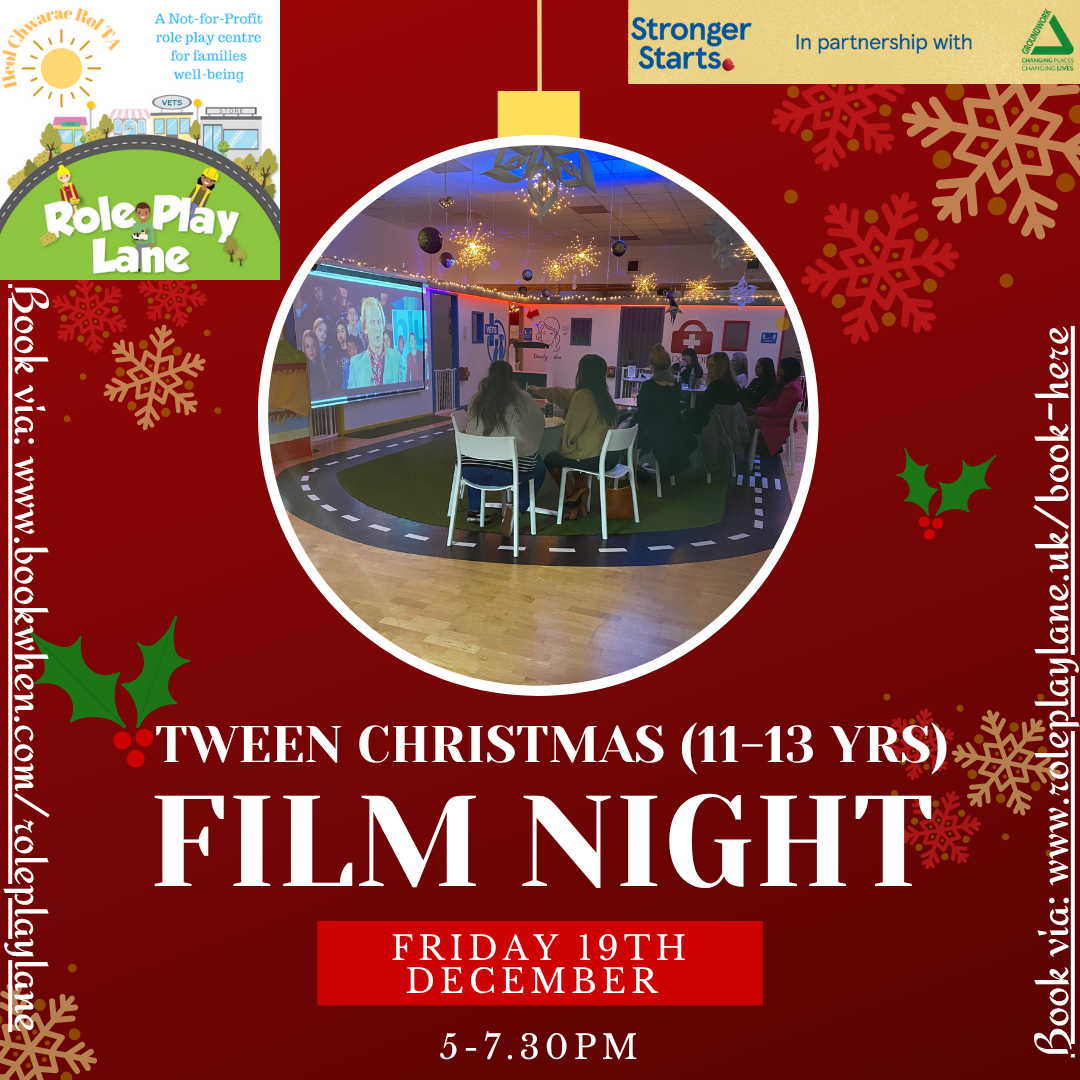 Tween (11-13 yrs) Christmas Film Night 🍿