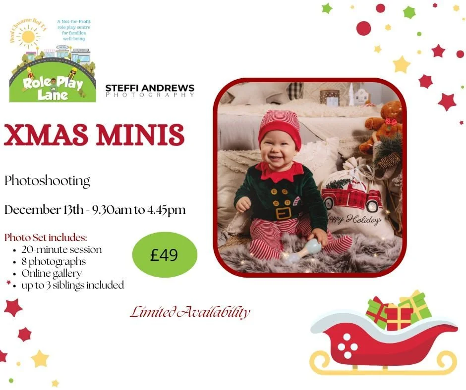 🎄✨ CHRISTMAS MINI PHOTOSHOOTS ✨🎄

It&rsquo;s that magical time of year! Join us on Saturday 13th December 2025 for our cosy Christmas Mini Photo Sessions 📸

This year our photographer is Steffi Andrews - an experienced educational photographer who