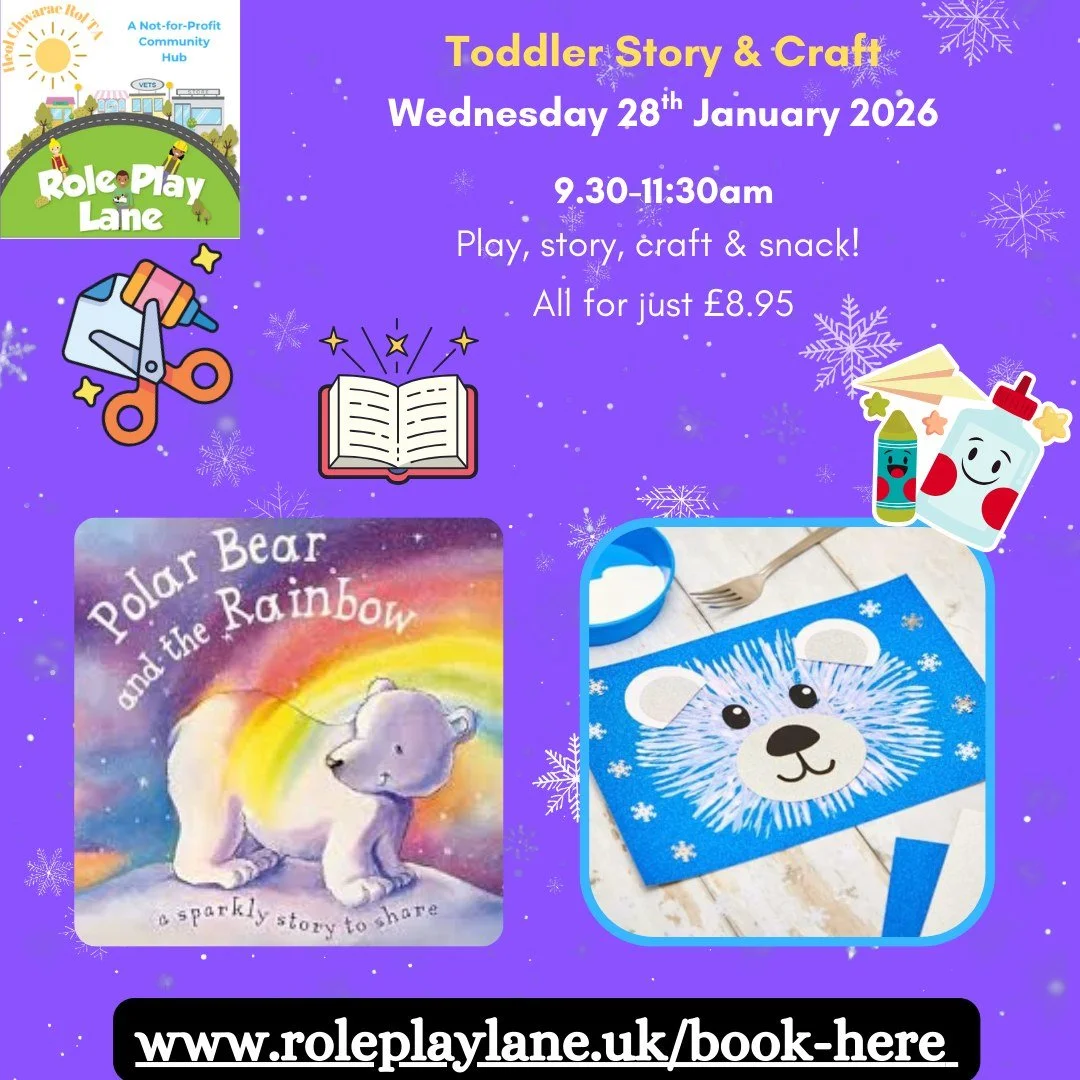Stories, sparkle and snowy bear magic ❄️🐻&zwj;❄️

Join us for our Toddler Story &amp; Craft session, where little ones can enjoy a beautiful story, creative craft and a healthy snack in a calm, welcoming space.

📖 Story: Polar Bear and the Rainbow

