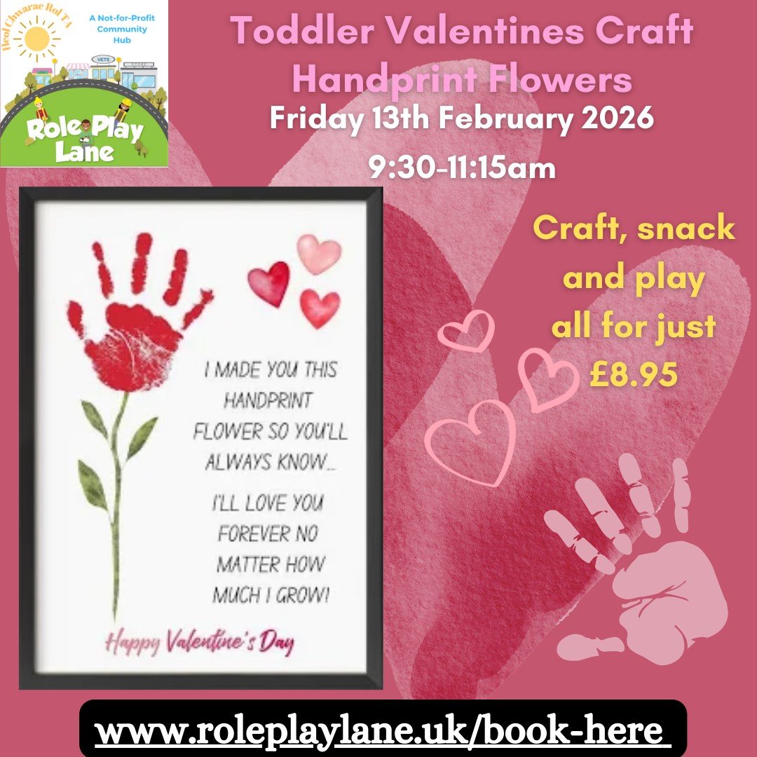 ❤Join us on Friday for a lovely baby/toddler Valentine craft at 🕤 9.30-11.15am ! 

Includes: 
☑️ Play 
🍏 Snack
🖌 Craft

❤For just &pound;8.95! 

💭Remember we also have twin and child minder deals, meaning it's just &pound;8.95 for two/three if ch