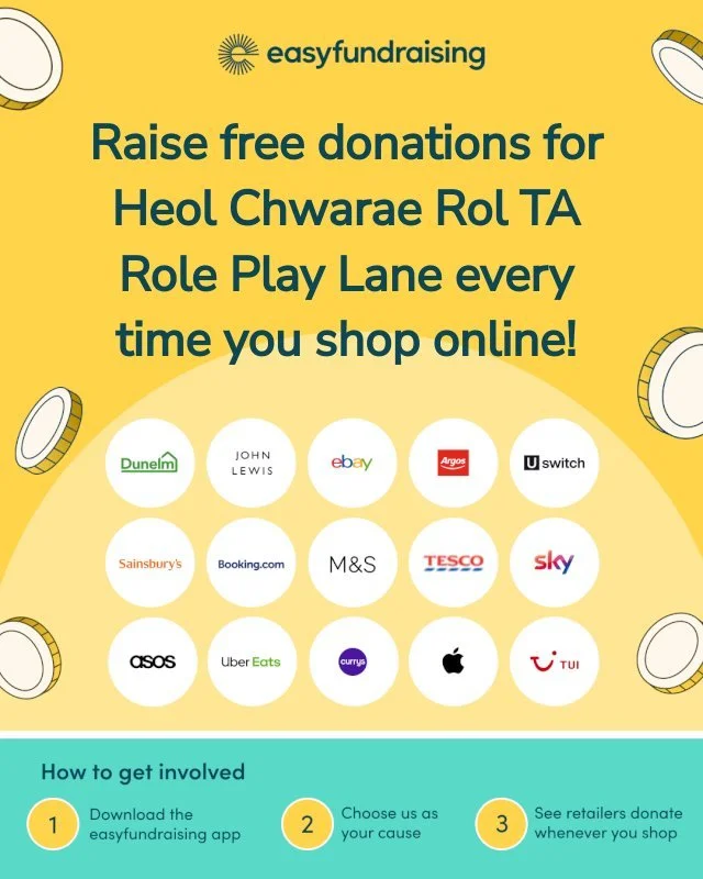 🛒Shop with over 8,000 retailers via #easyfundraising and earn a free donation for us at the same time.

🗣All the big names like eBay, Argos, John Lewis &amp; Partners, Etsy, Tesco and Just Eat are ready to donate. It won't cost you anything extra.
