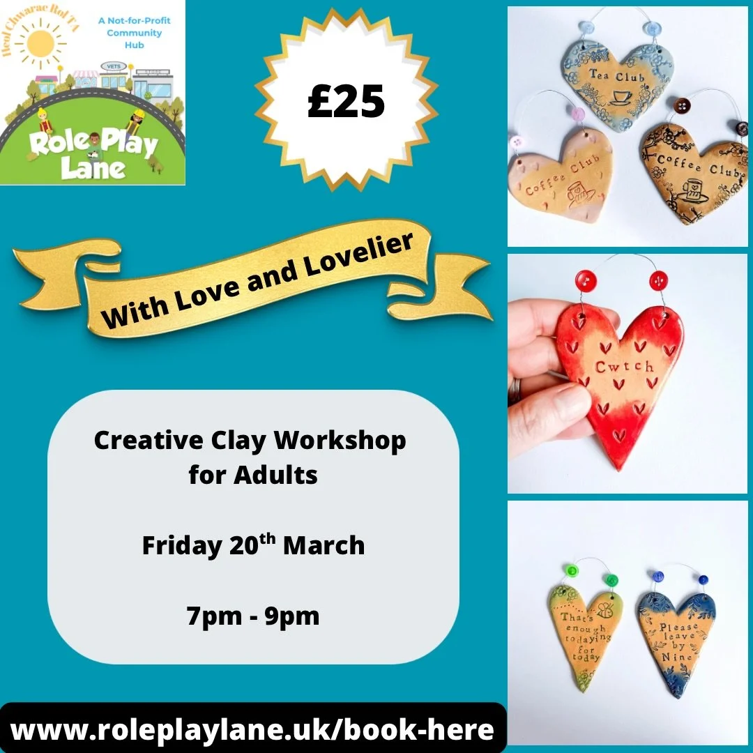 ✨ Create your own handmade ceramic keepsake! ✨

Join us for a relaxed Creative Clay Workshop for Adults where you&rsquo;ll design and make your own beautiful clay decoration.

Led by Aquila Cook from With Love and Lovelier, this workshop is perfect f