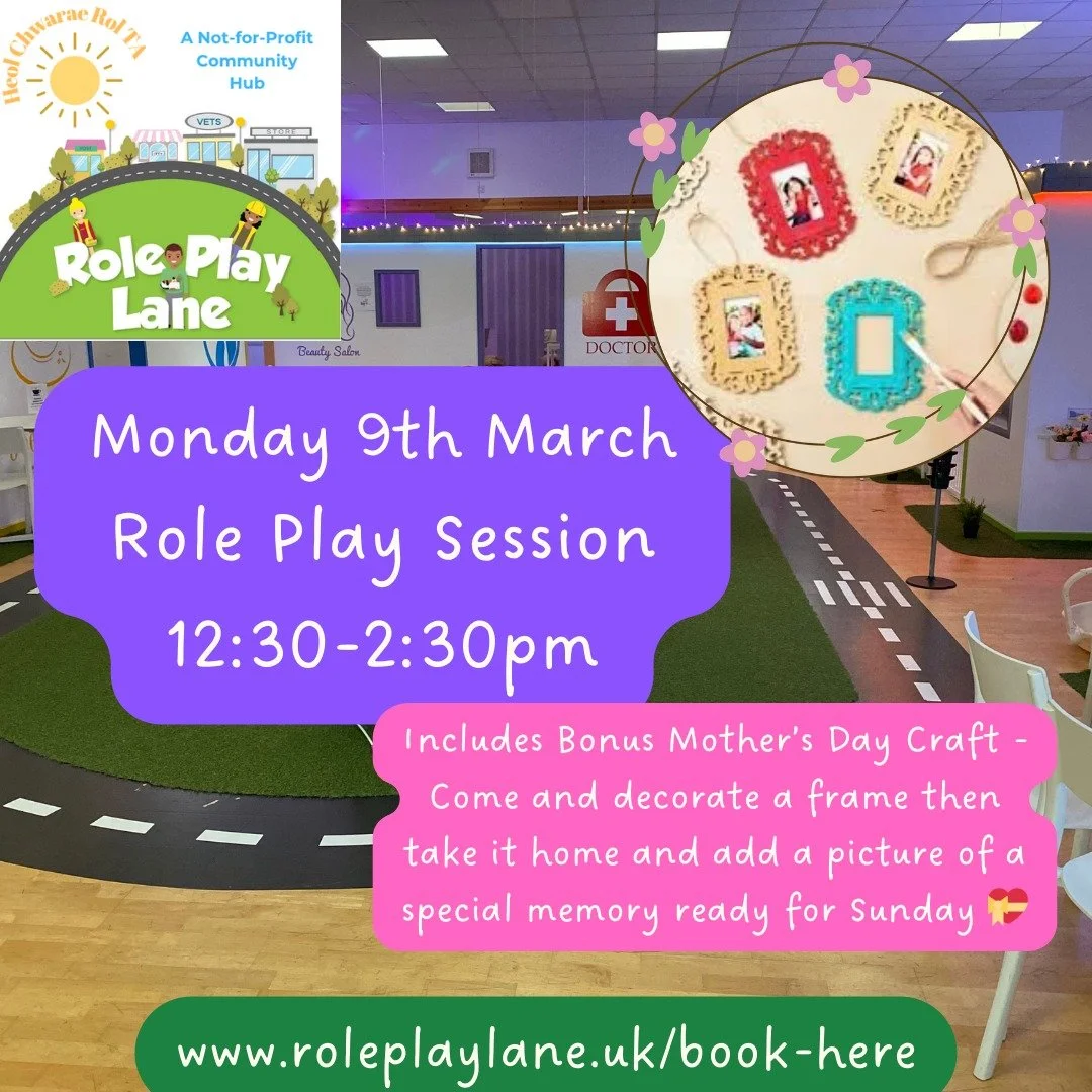 💐 Looking for a lovely little handmade gift your child can make for Mother&rsquo;s Day?

We have two special craft sessions on tomorrow - Monday 9th March where children can create something meaningful for Mum. 💝

🖼️ 12:30&ndash;2:30pm &ndash; Rol
