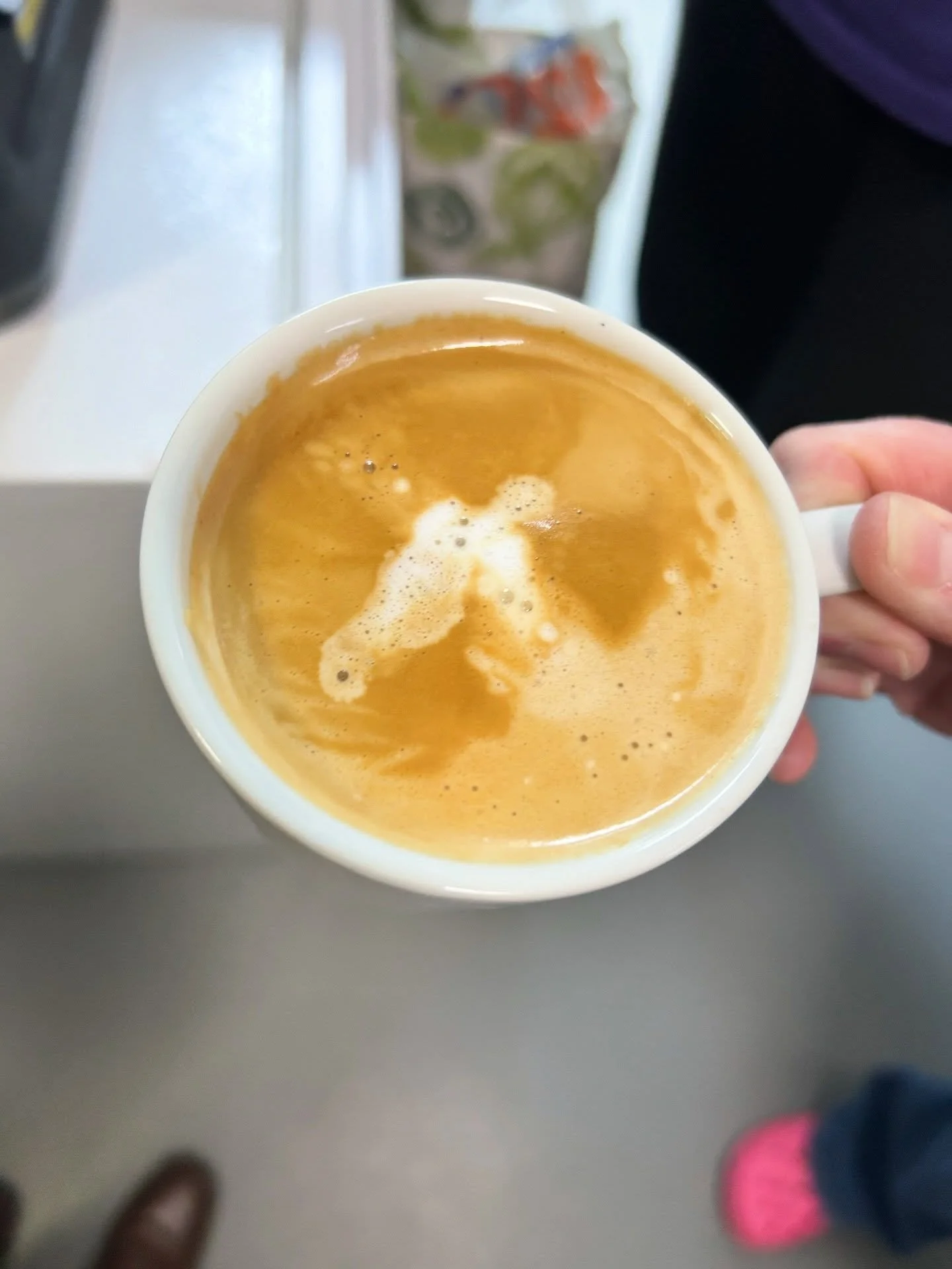 Coffee training yesterday with @jamesgourmetcoffee 

What do you see?! 😆

#coffee #coffeelover #coffeetime #barista #jamesgourmetcoffee