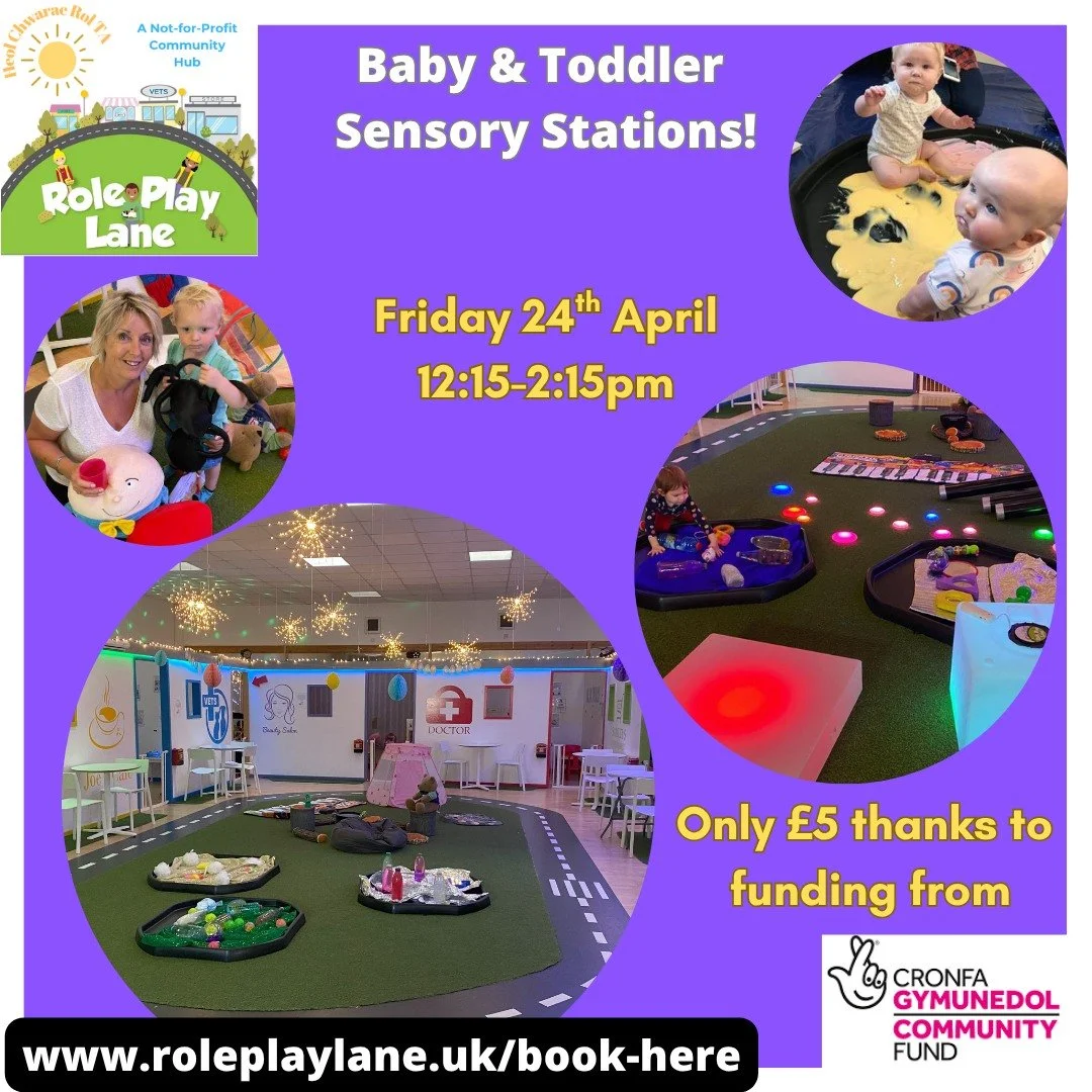 ❤Join us for our Baby &amp; Toddler Sensory Session! 

Immerse your little ones senses in our range of lights, sounds &amp; textures to help them explore and experience the world around them.

It is just &pound;5 thanks to funding from the National L