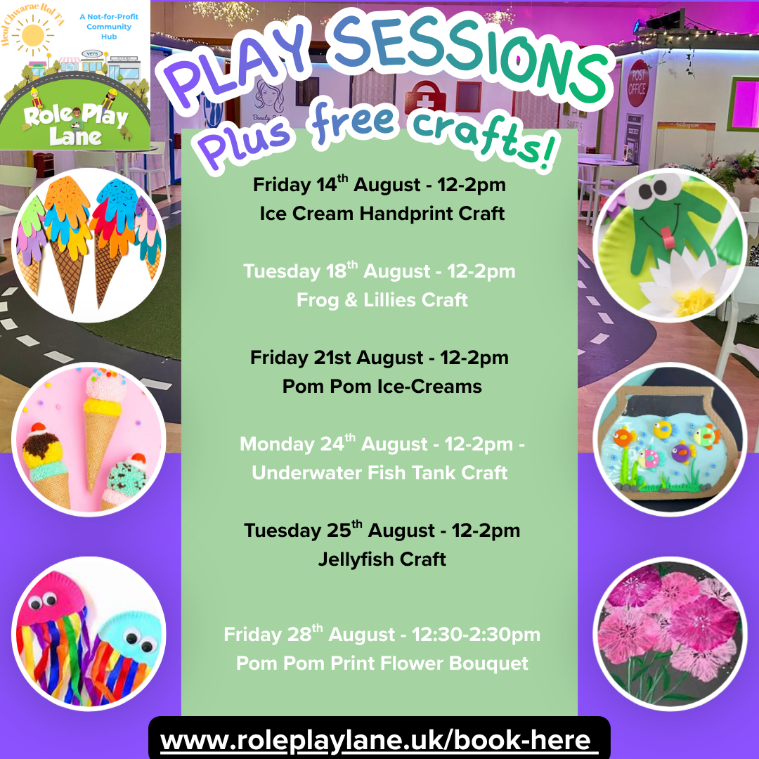Play Sessions & FREE craft