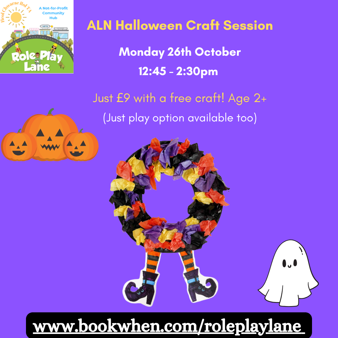 ALN Session + FREE Halloween Craft! 👻🕷️🧙🦇