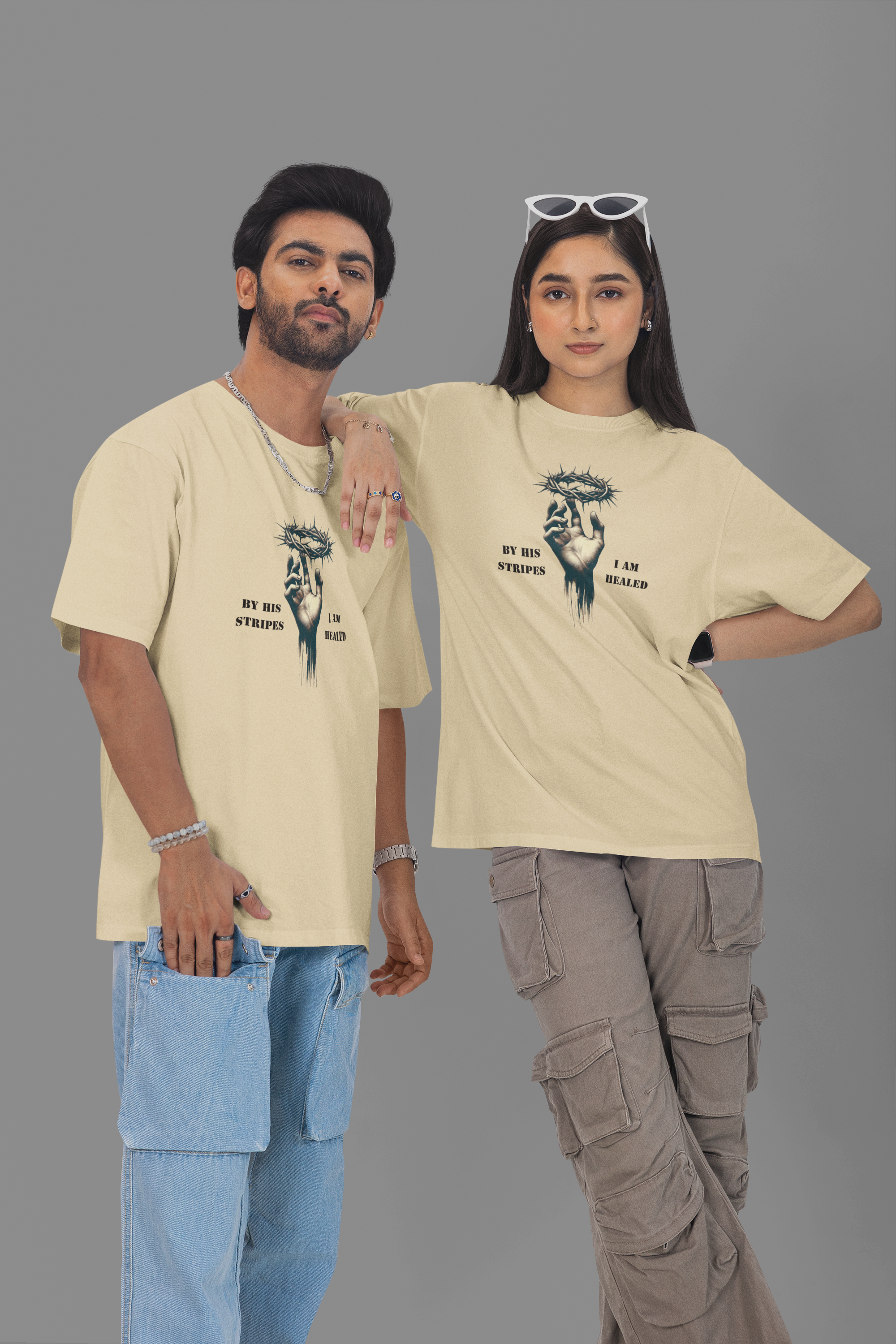 mockup-of-a-serious-couple-posing-against-a-colorful-background-wearing-oversized-t-shirts-m53027.png