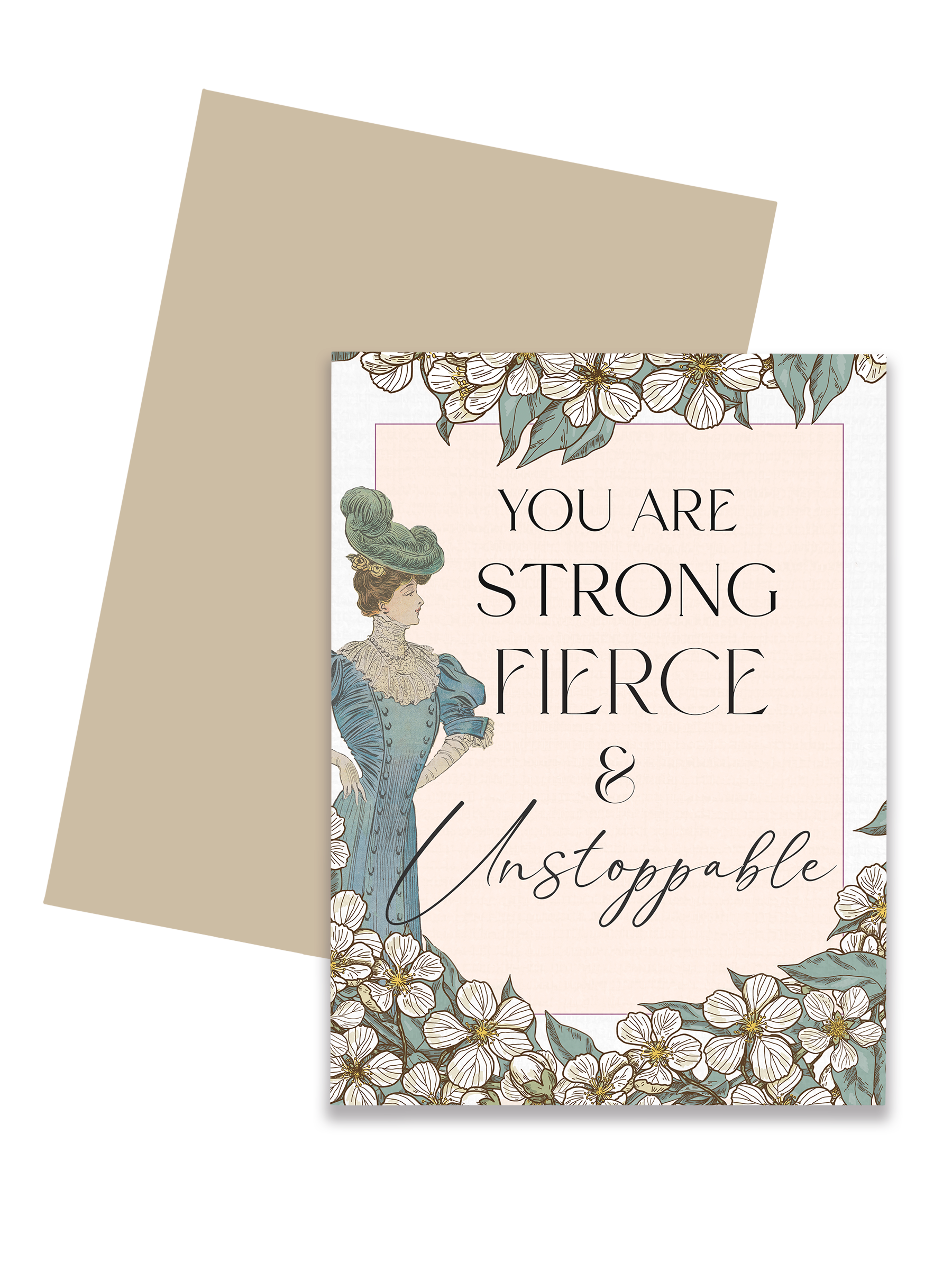 Victorian Greeting Card: Unstoppable