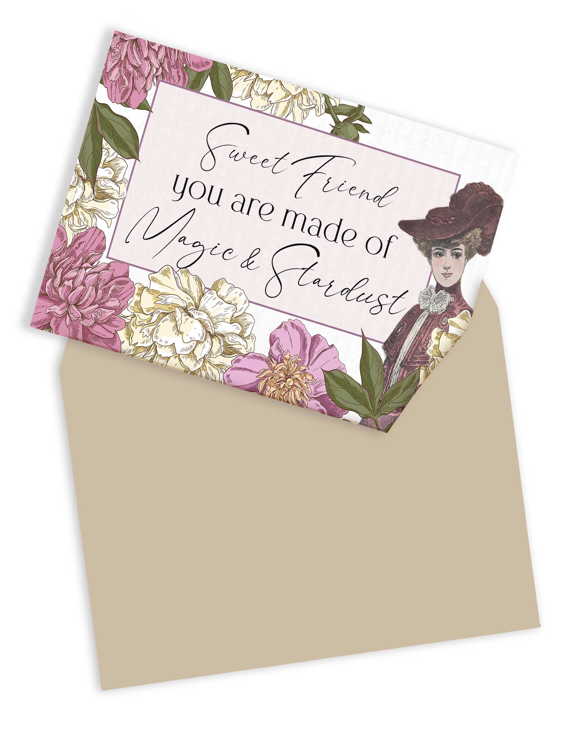 Victorian Greeting Card: Magic
