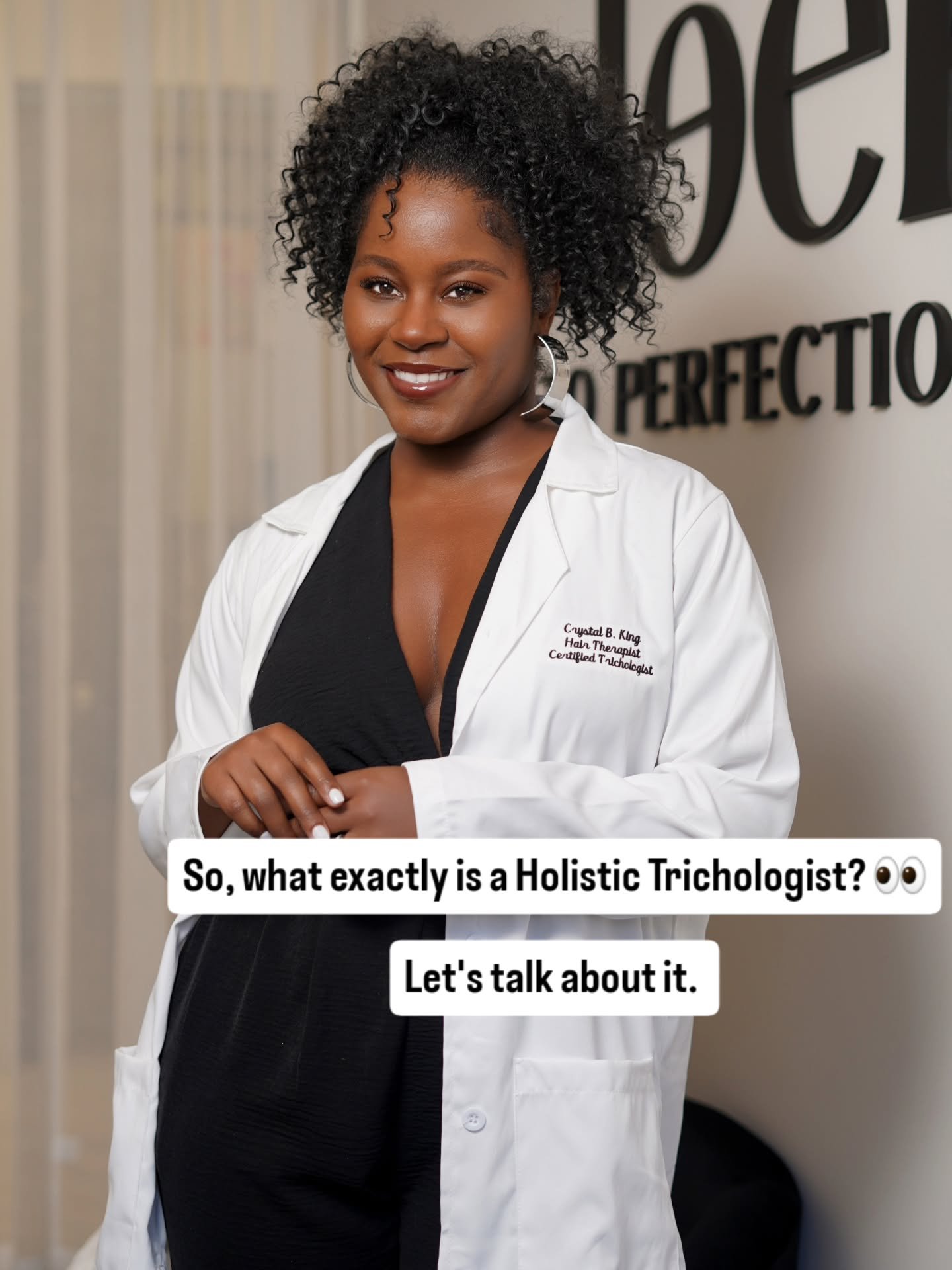 OMG! I've been talking about wanting to become a Trichologist for YEARS! And somebody pinch me because I still can't believe I'm really HERE! 🥹

I've been certified since January, but I never truly stopped to celebrate myself or make the announcemen