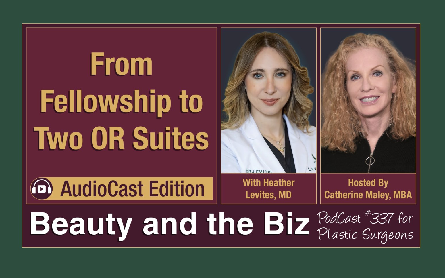 Dr. Levites Shares Her Journey on the Beauty and the Biz Podcast