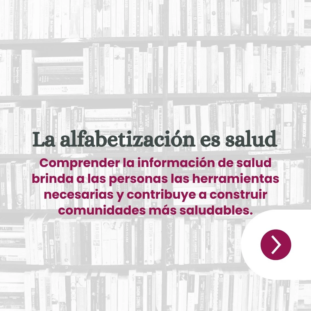 En el D&iacute;a Internacional de la Alfabetizaci&oacute;n recordamos que leer va m&aacute;s all&aacute; de las palabras: es empoderamiento. Cuando las personas comprenden su informaci&oacute;n de salud, pueden tomar decisiones informadas, apoyar a s