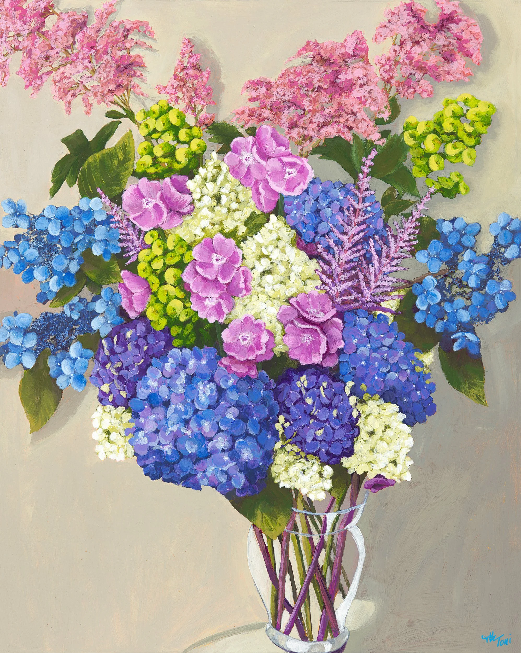 Hydrangea Season 24 x 30