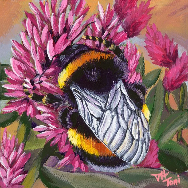 The Bees Knees 8x8 inch