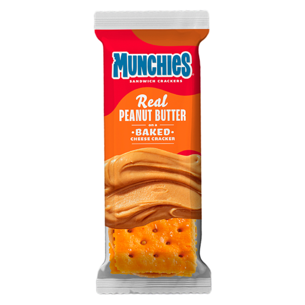 Munchies Peanut Butter on Baked Cheddar