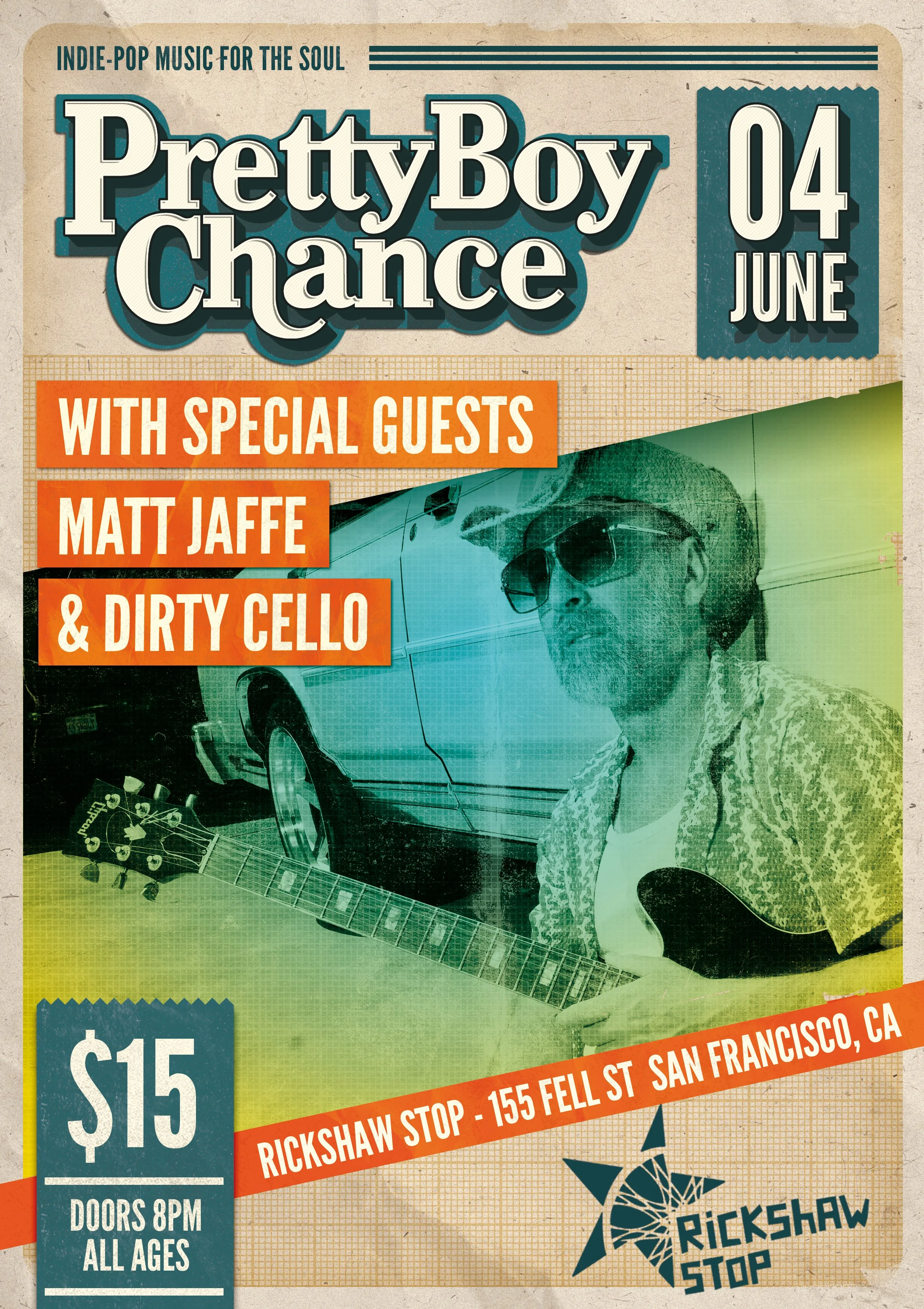 Rickshaw Stop w/Matt Jaffe & Dirty Cello