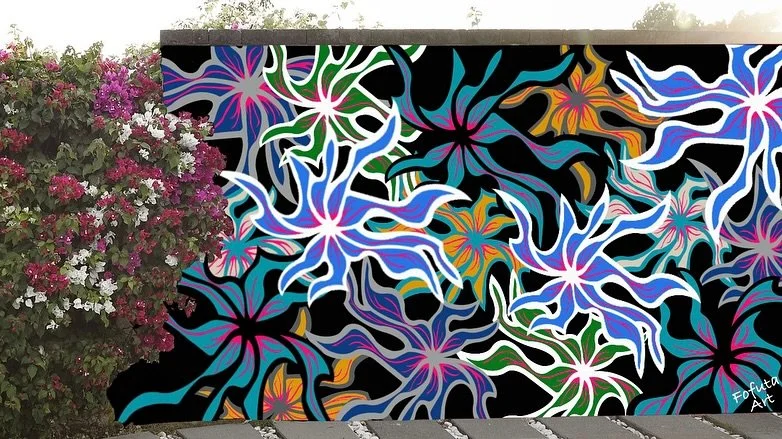 Mocked up this pattern to see how it would look - turns out I’am really digging it!
.
.
.
.
.
#fofutaart #artisticdesigns #originalpainting #flowersandfairies #floralpattern #colorfulandbright #wallpaperdecor #muralist #muralart