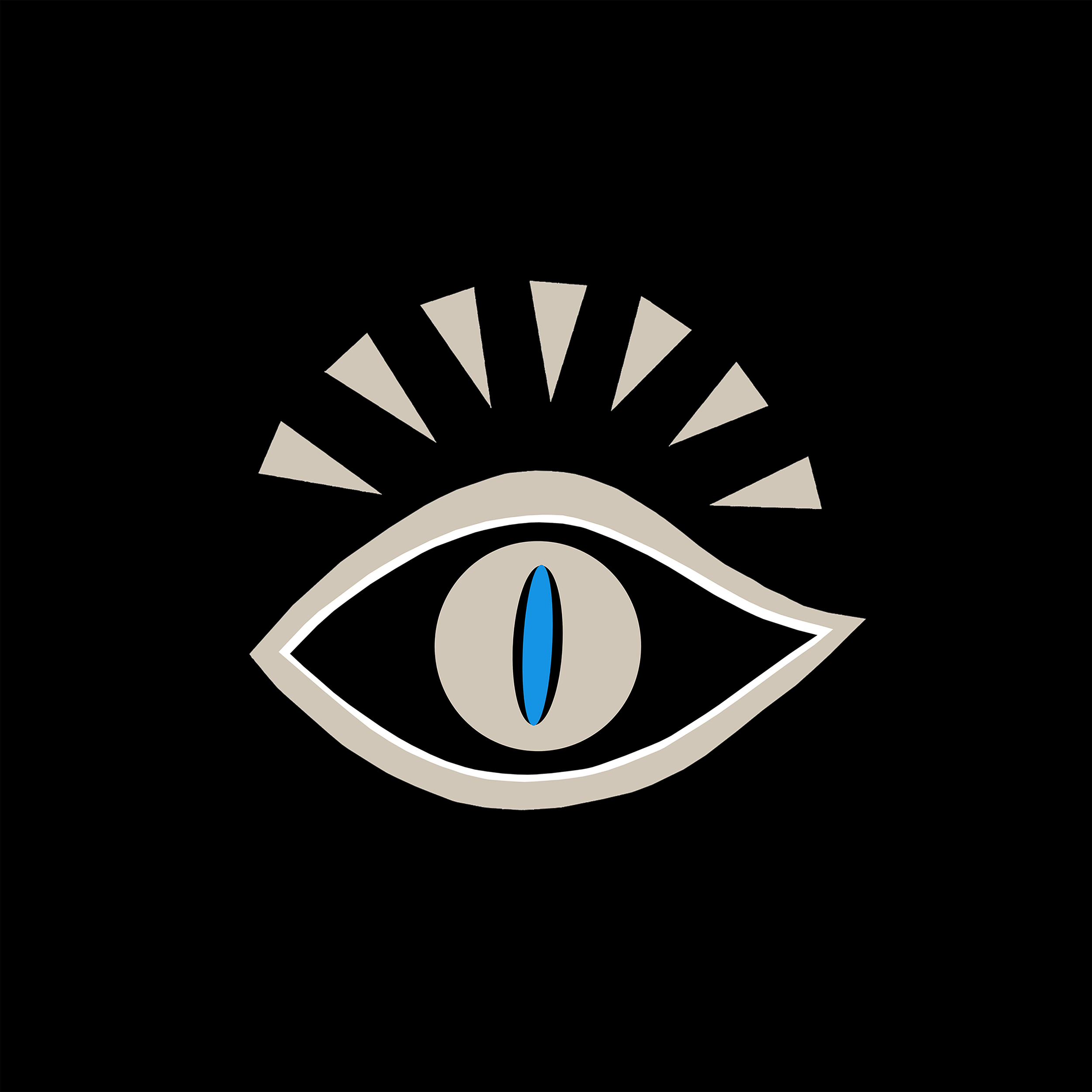Eye is a pattern that symbolizes perception and presence, using a simplified eye form to reflect themes of observation and awareness.