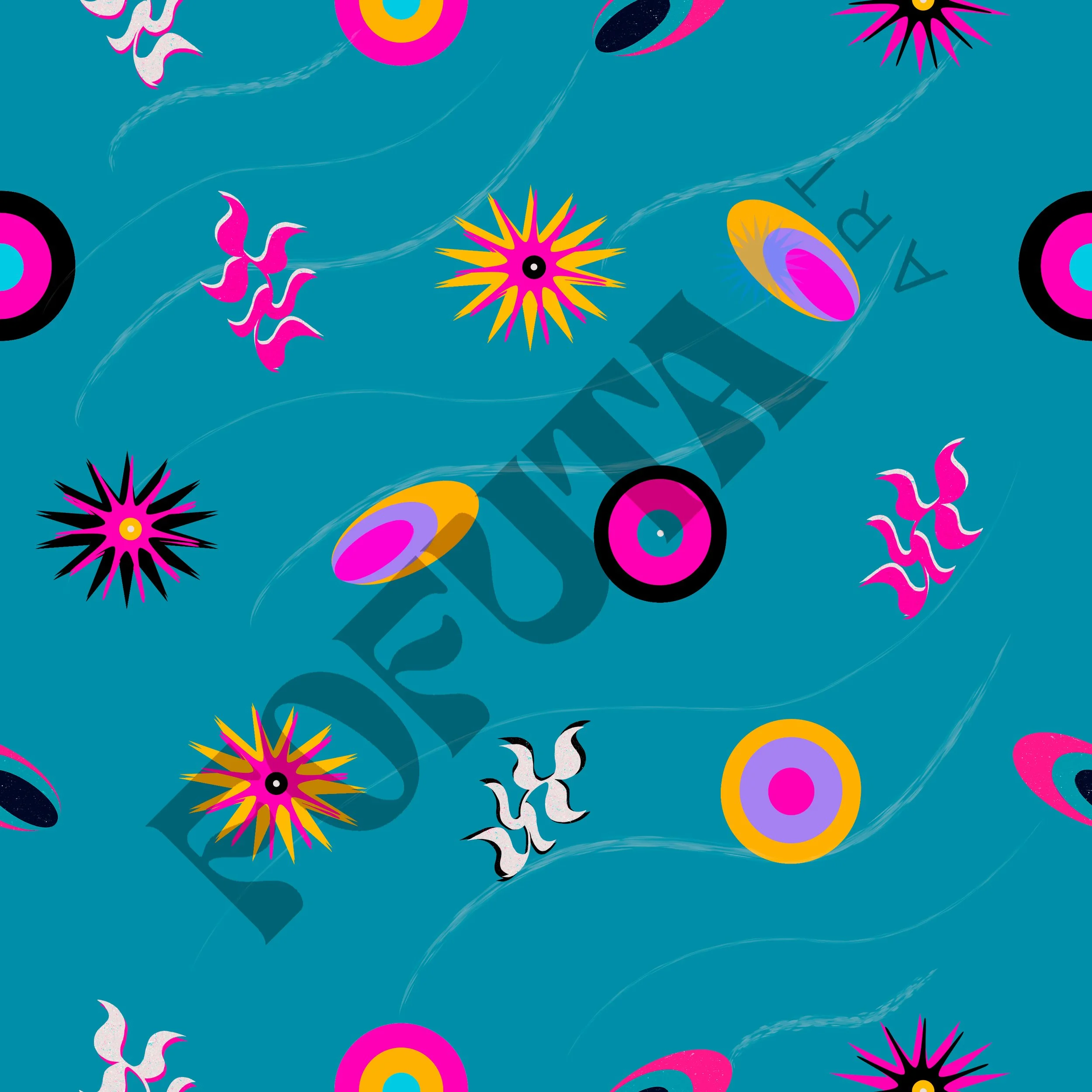 Ocean Cosmic Drift Pattern