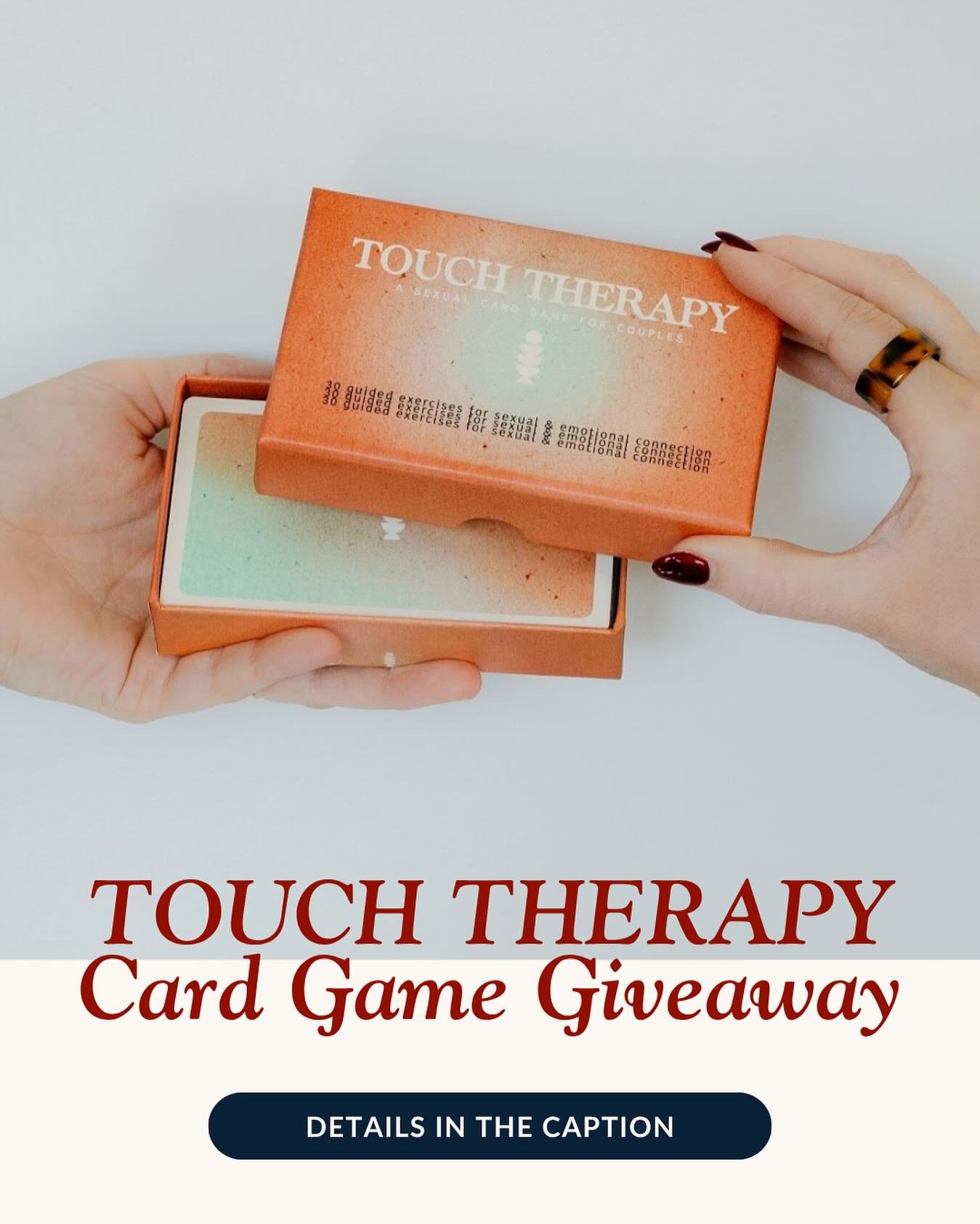 Are you an OT looking for tools that help clients explore connection, regulate their nervous system, and engage in intimacy with more intention? 

When you purchase your ticket to the OT Sex Summit, you&rsquo;ll be automatically entered to win Touch 