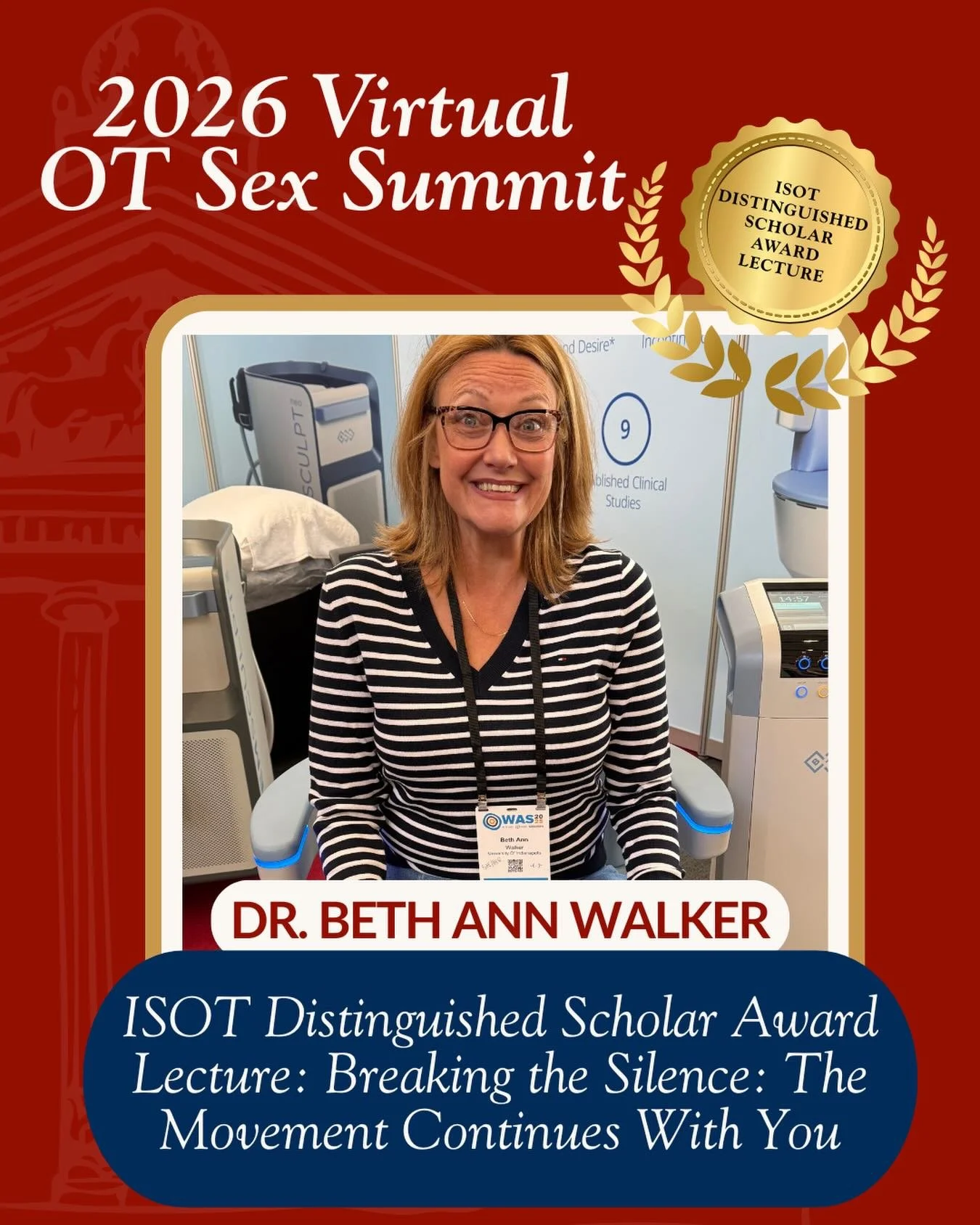 It&rsquo;s about time to officially recognize the amazing occupational therapy practitioners that have made significant contributions to the area of sexual health in occupational therapy and occupational science. 

The Institute for Sex and OT&nbsp;i