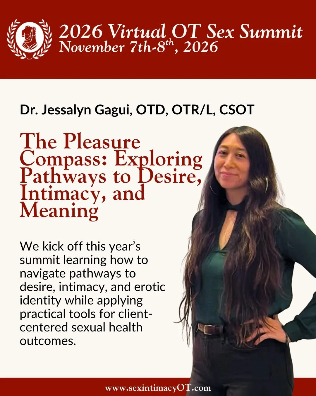We are bringing together some of the most innovative clinicians, researchers, and advocates in the field of sexual health OT to transform how we address sexual activity in everyday practice.

👉 SWIPE THROUGH to meet our brilliant speakers and see ex