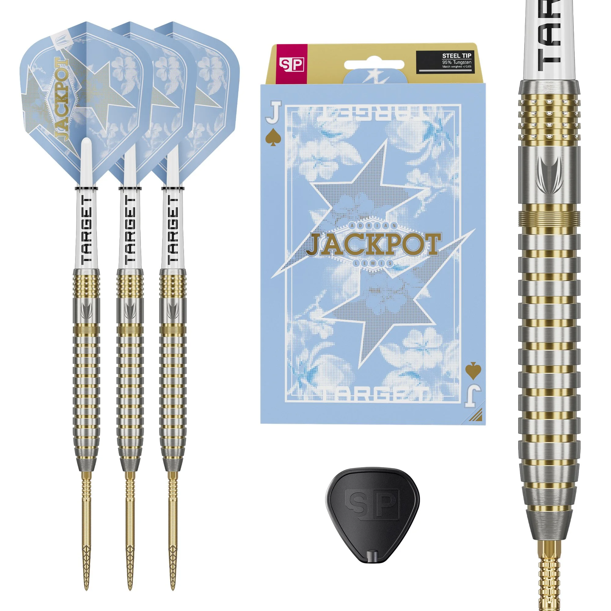 TARGET ADRIAN LEWIS SHOWDOWN 95% SP STEEL TIP DARTS 2026