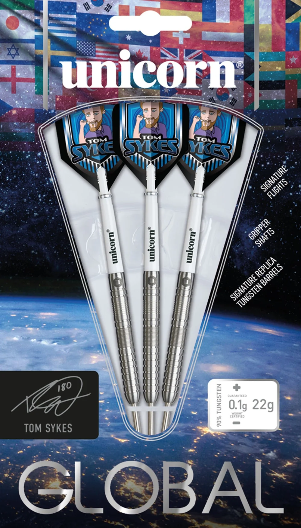 ダーツ unicorn darts 2024 Tom Sykes 22g ダーツ unicorn darts 2024 Tom Sykes 22g Unicorn Tom Sykes 90