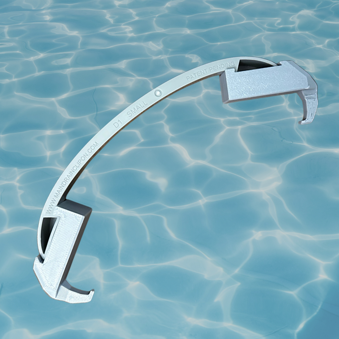 Main Drain Clip-On - D1 Extended 8"