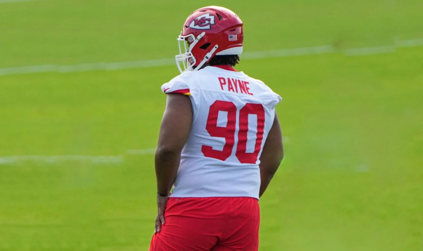 AEA client Damon Payne Jr. at Kansas City Chiefs practice