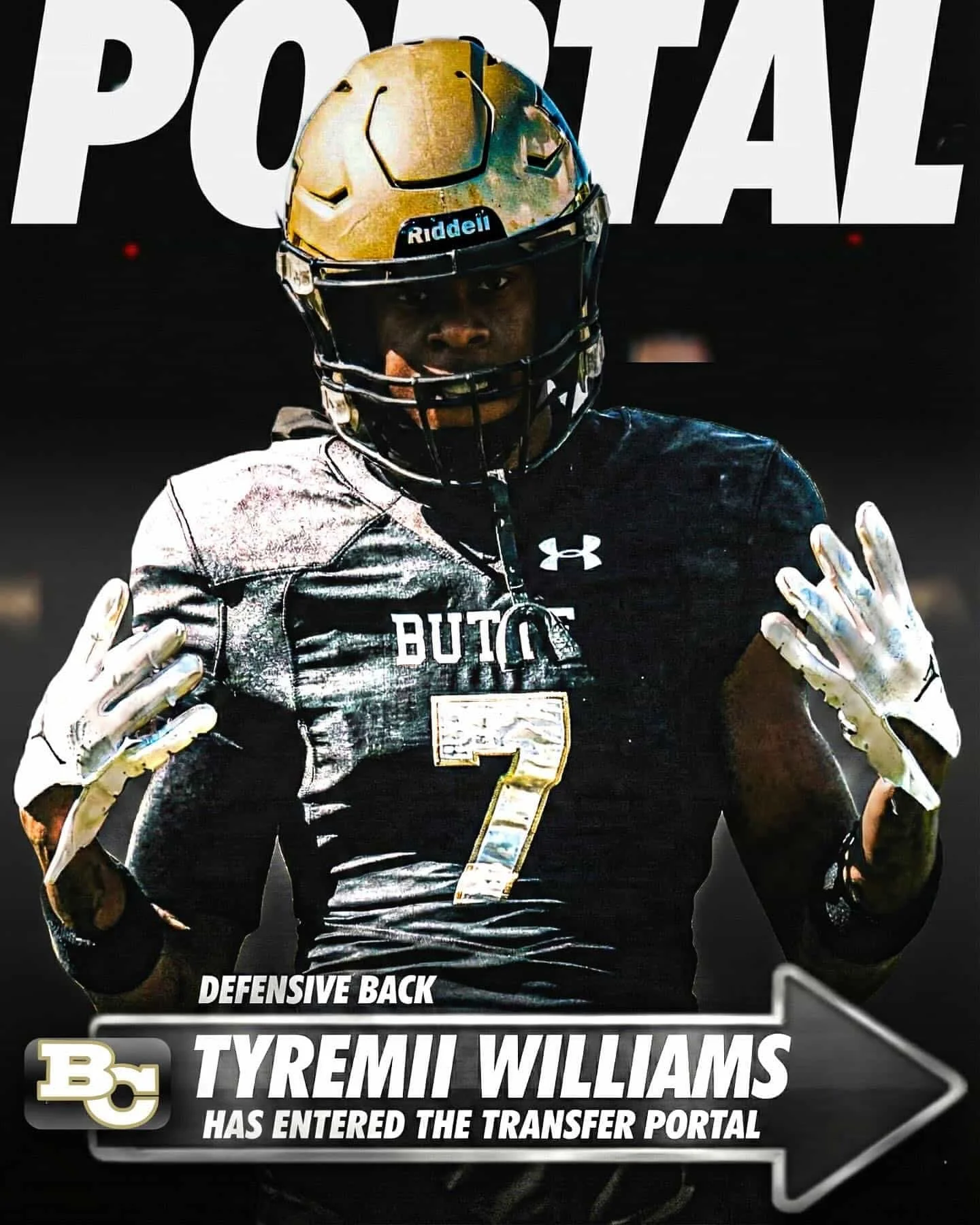 Tyremii Williams, First Team All-Conference DB at Butte College, Enters the Transfer Portal
