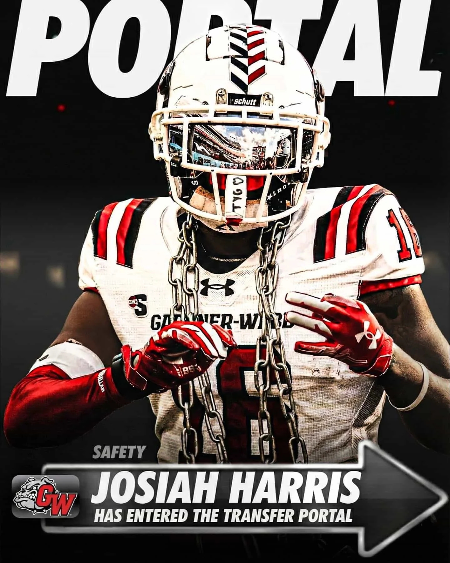 Josiah Harris, All-Conference Safety at Gardner-Webb, Enters the Transfer Portal