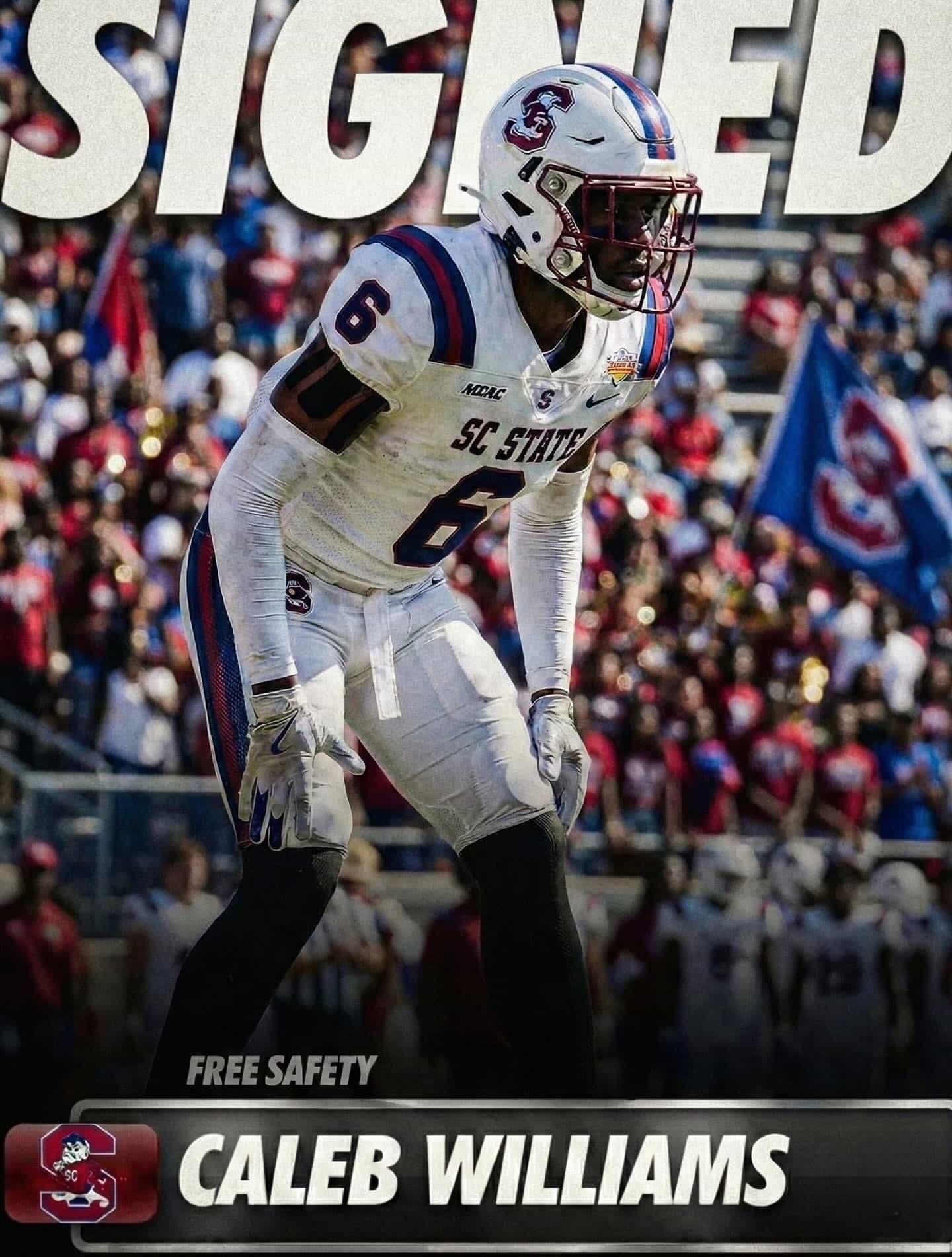 Signed: Caleb Williams Joins HBCU National Champion South Carolina State
