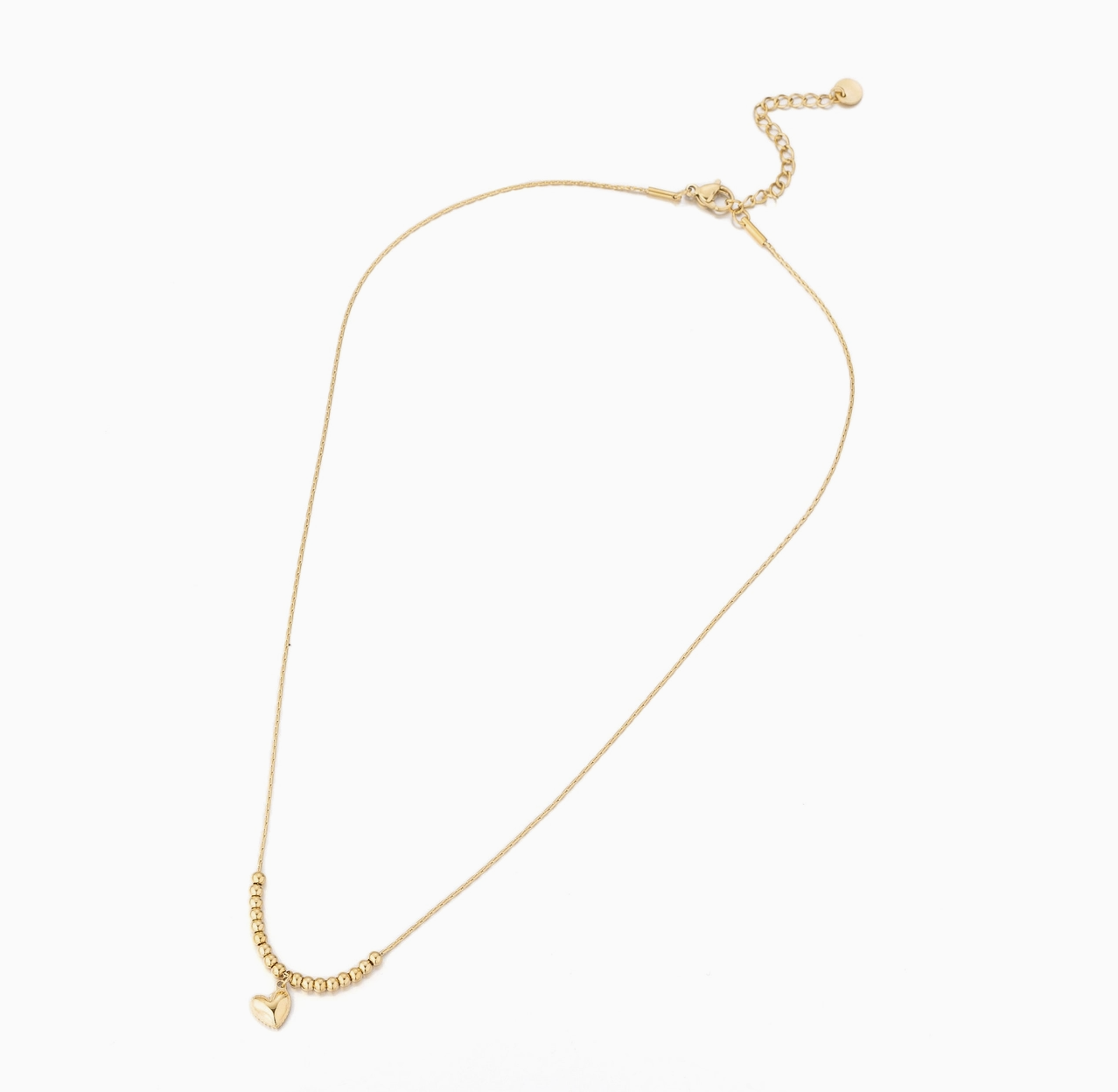 Minimalist Gold Heart Necklace