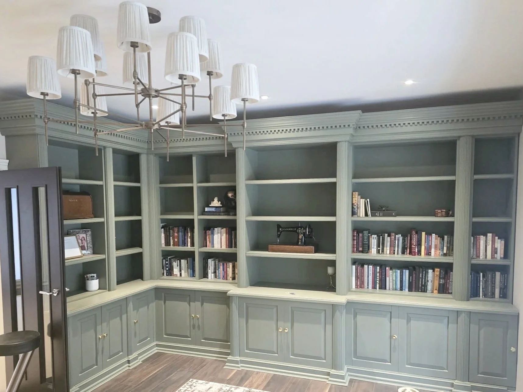 Completed painting and decorating project by Bela Decorators