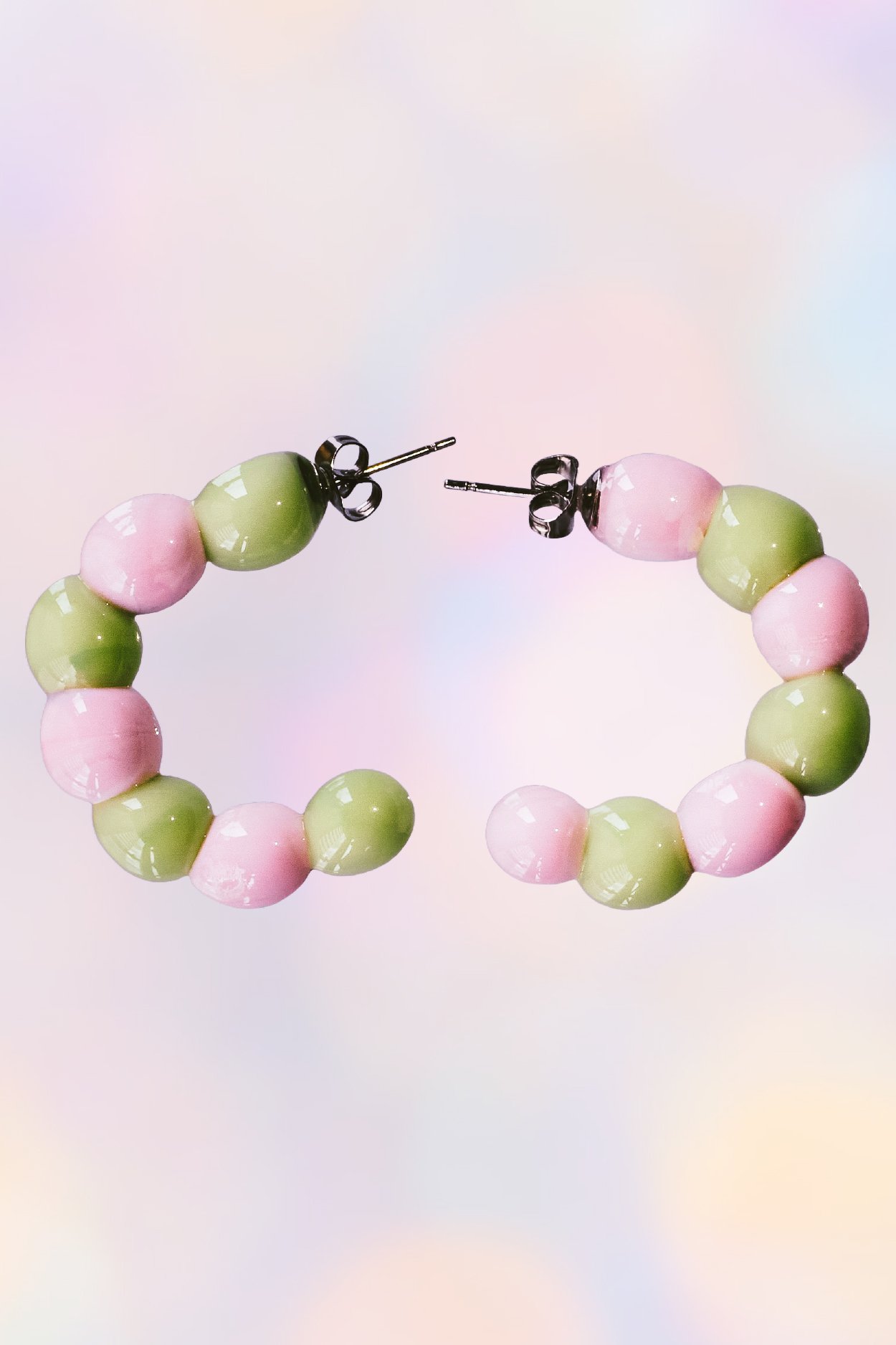 Pendientes Helado de Fresa y Matcha