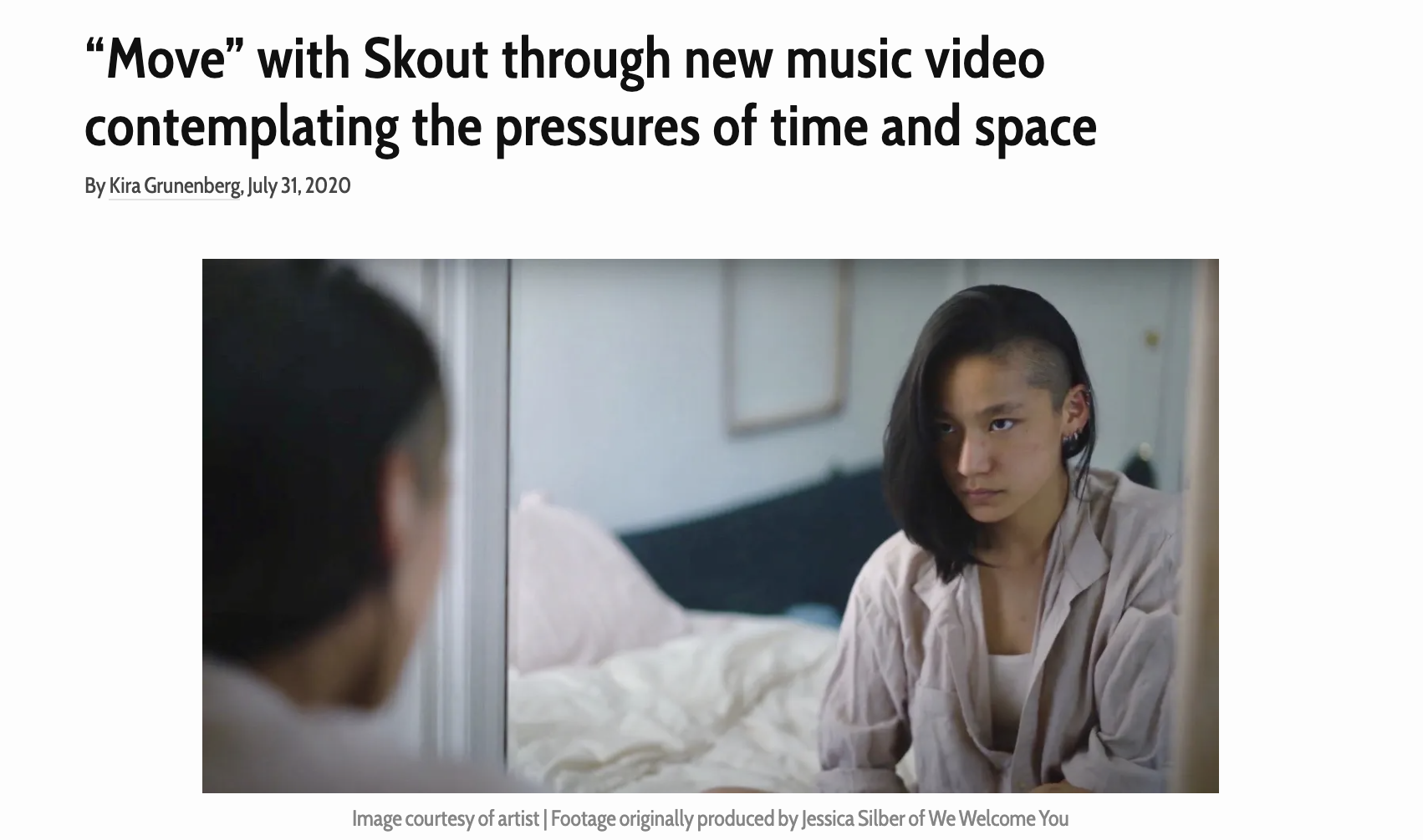 “Move” with Skout through new music video contemplating the pressures of time and space